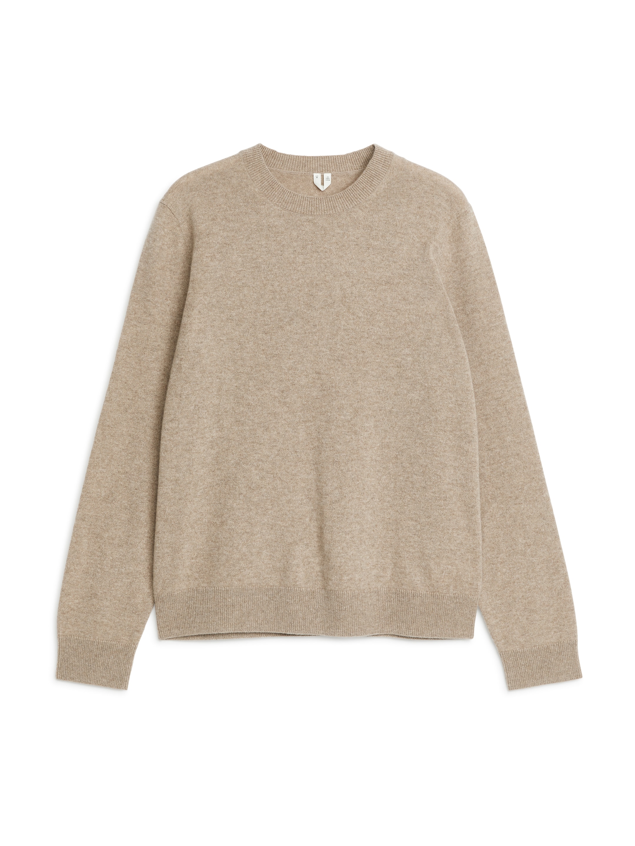Cashmere-Wool Jumper - Beige Melange - Regular fit - Men - StillMedia/DescriptiveStillLife - 1