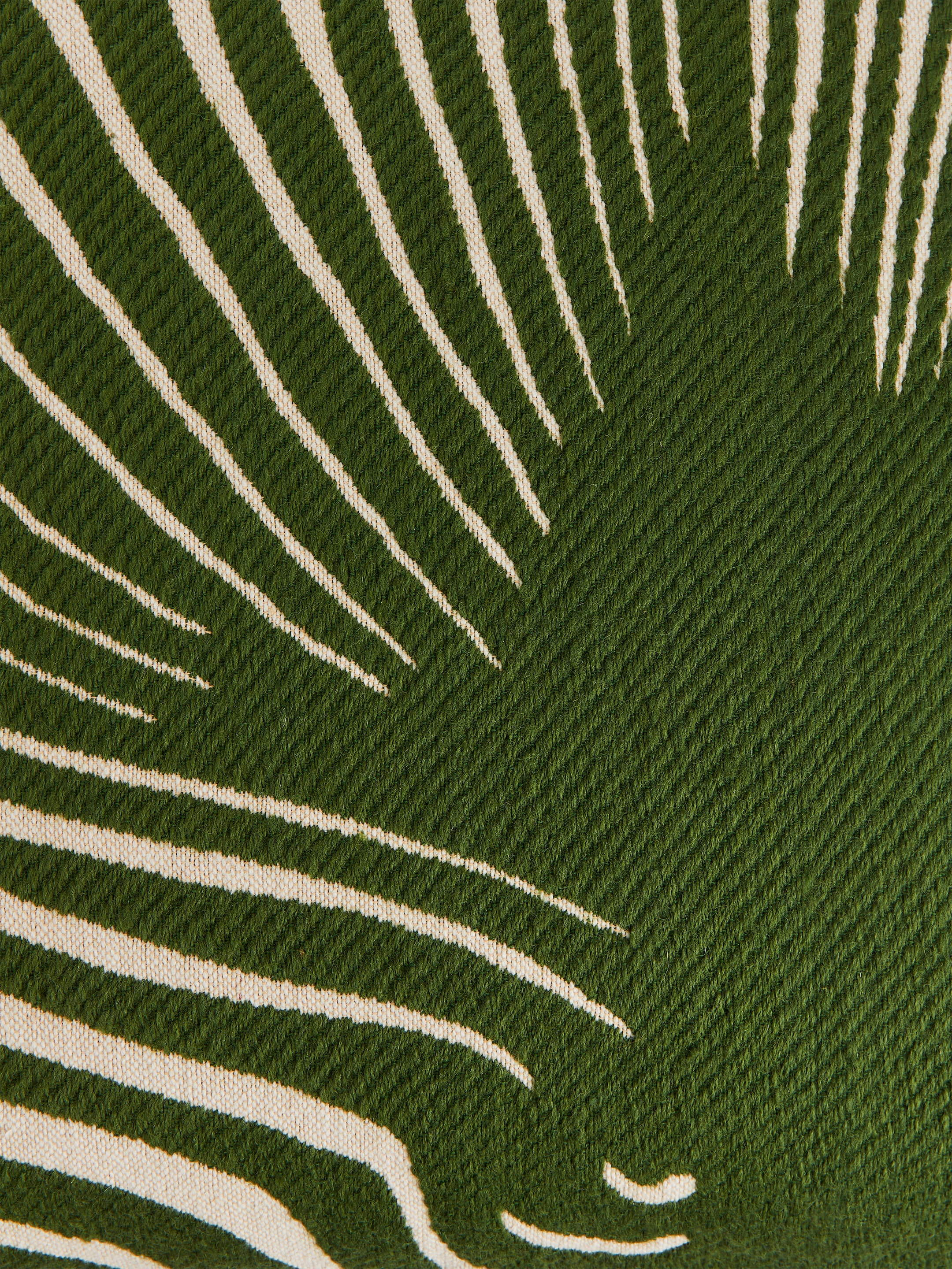 Cotton Wool Cushion Cover 50 x 50 cm - Green/Off White - Homeware - StillMedia/DescriptiveDetail - 1
