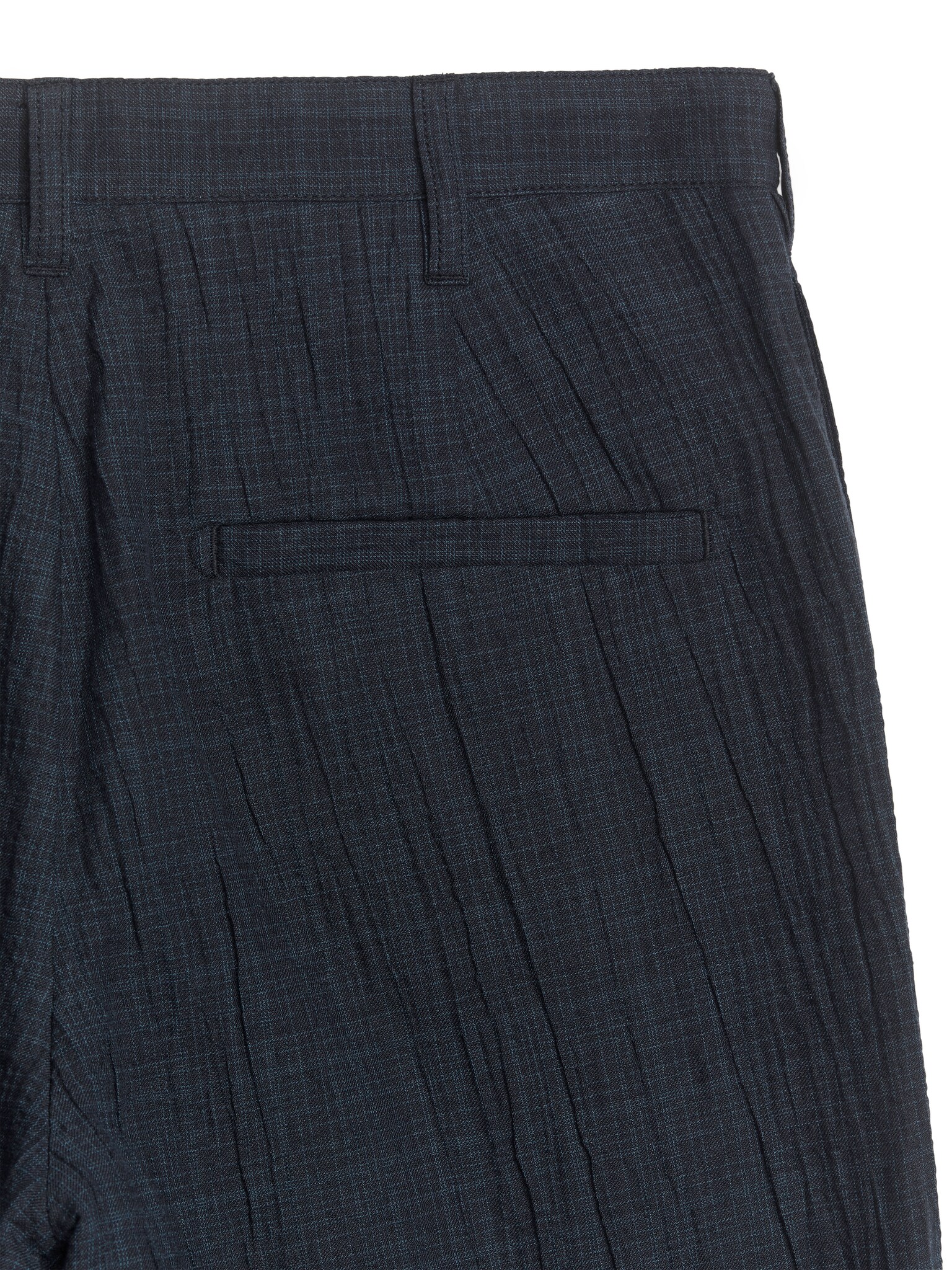Pantalon en seersucker - Bleu foncé - 6
