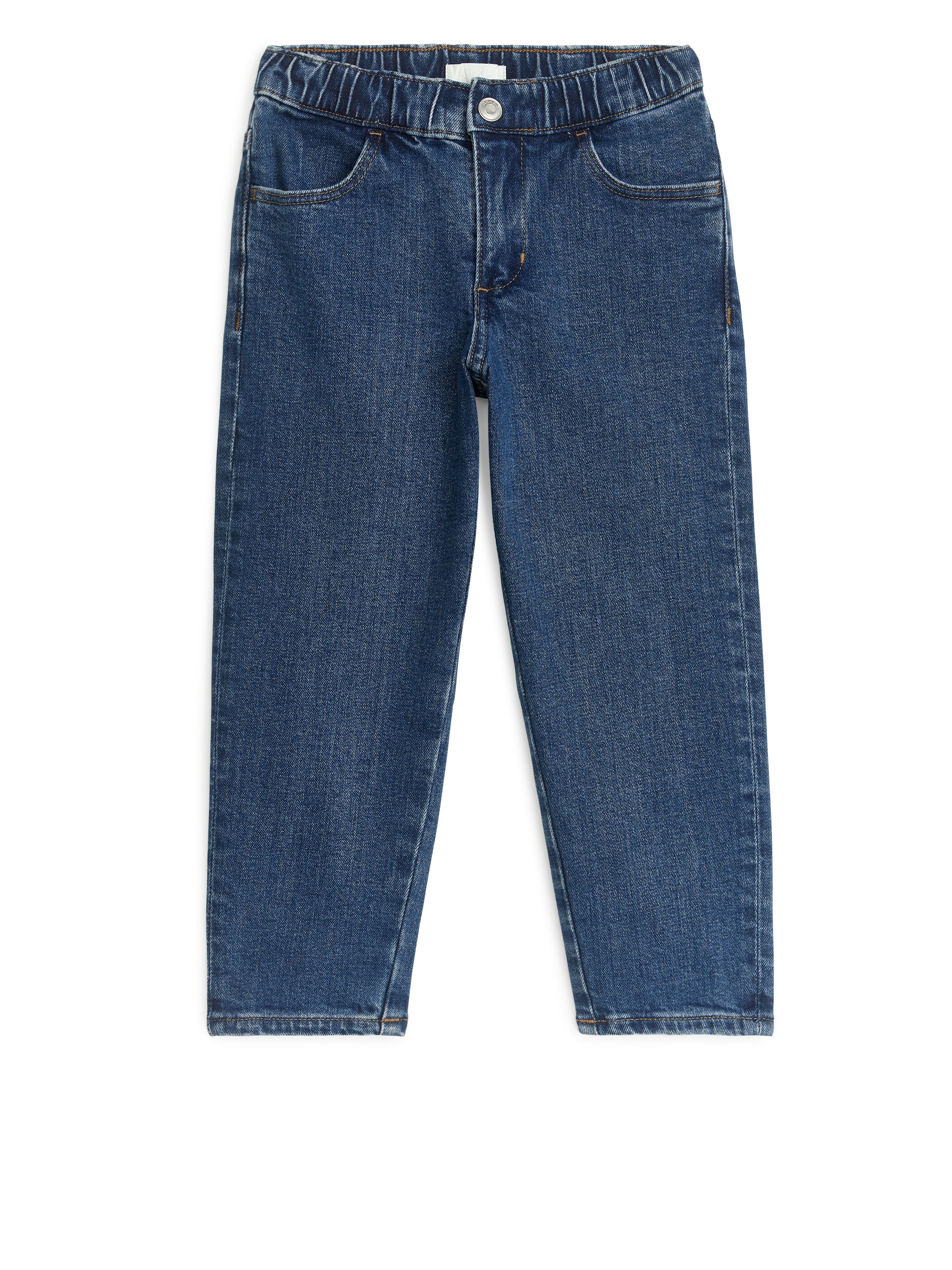 View larger image: Pull-On Denim Trousers - Mid Blue - Kids | H&M GB 1