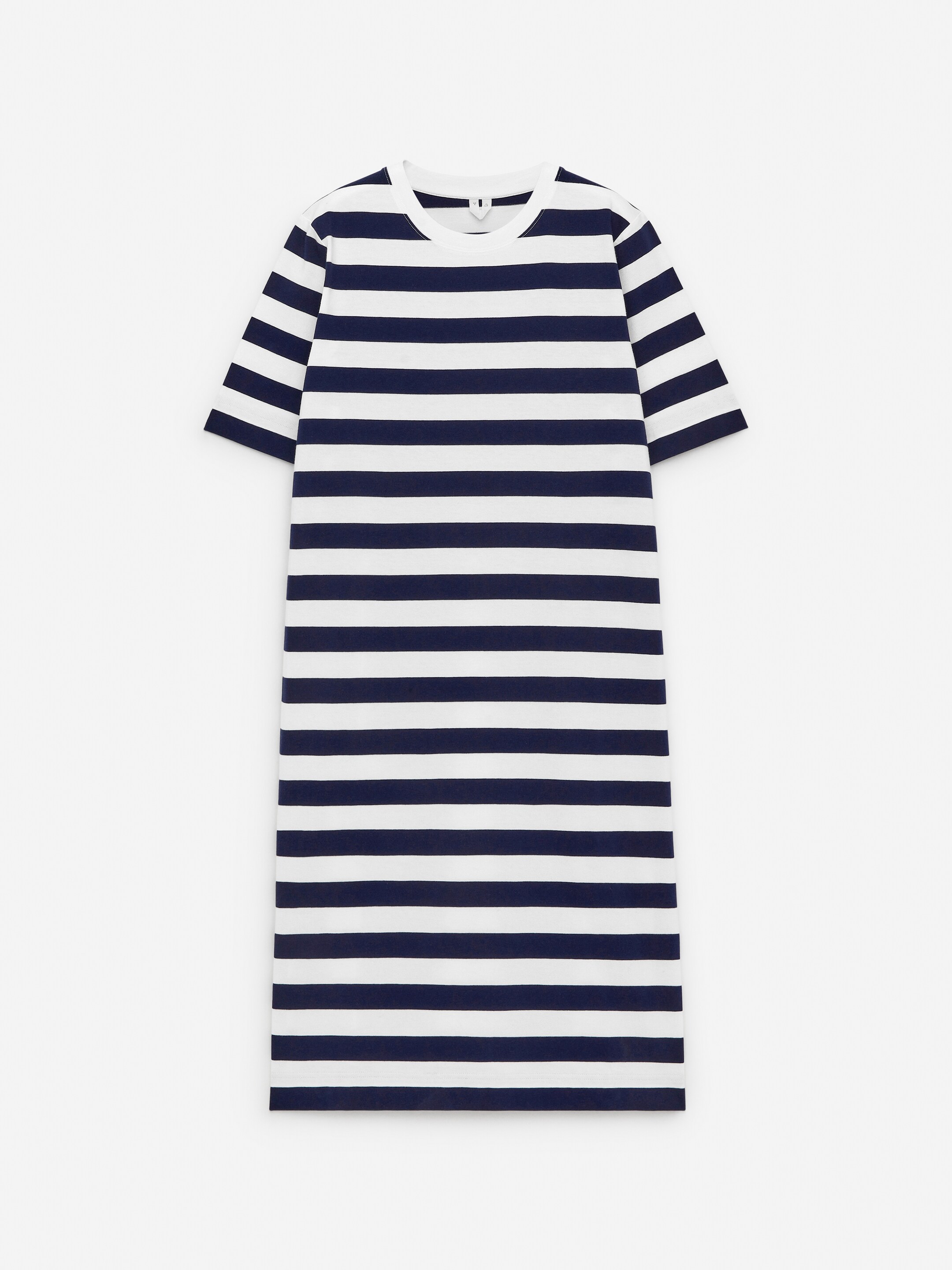 Vezi imaginea mai mare: Rochie tip tricou - Albastru închis/Alb murdar - FEMEI | H&M RO 5