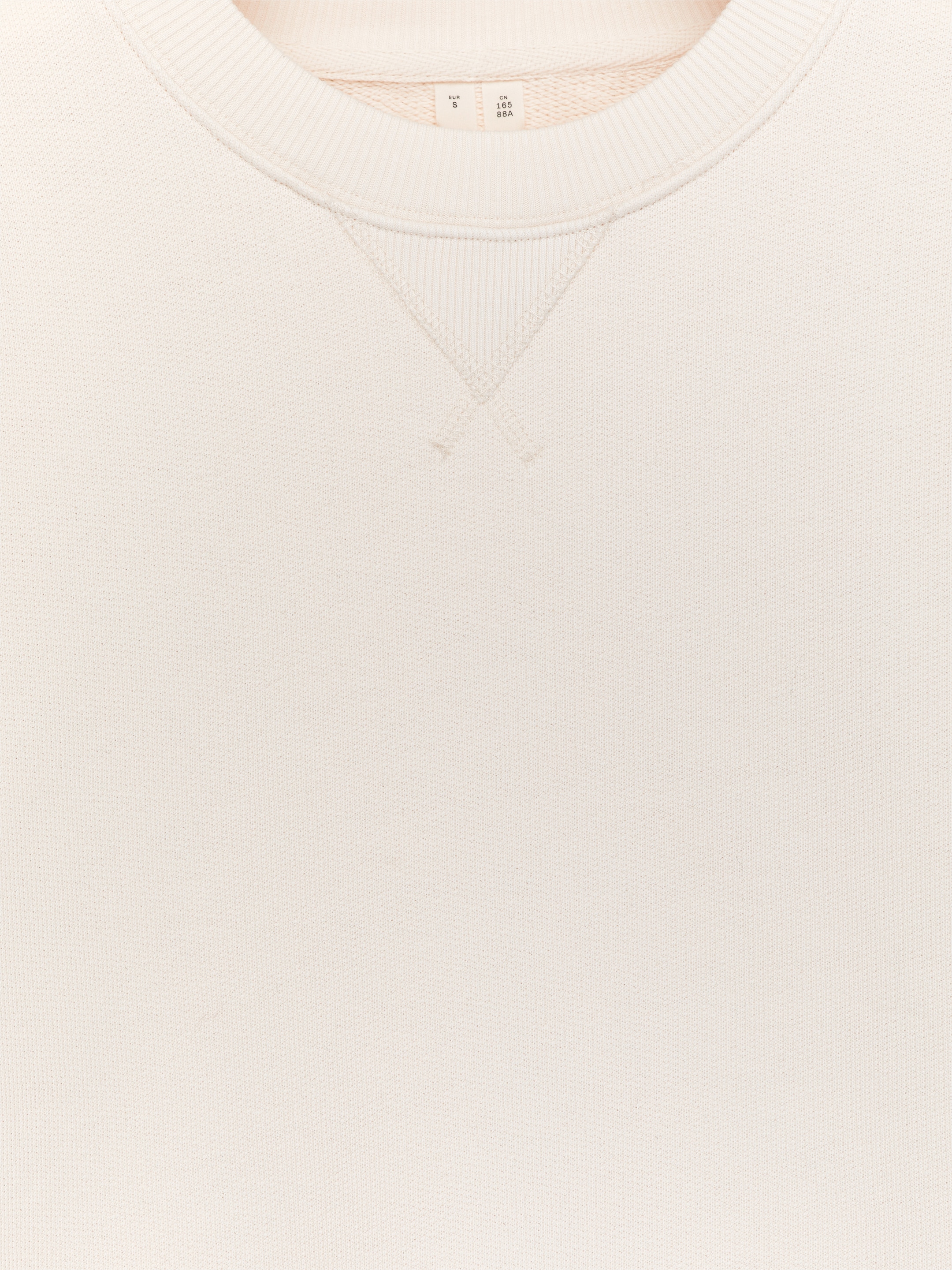 Sudadera de rizo francés holgada - Blanco roto - Corte relajado - Women - StillMedia/DescriptiveDetail - 1