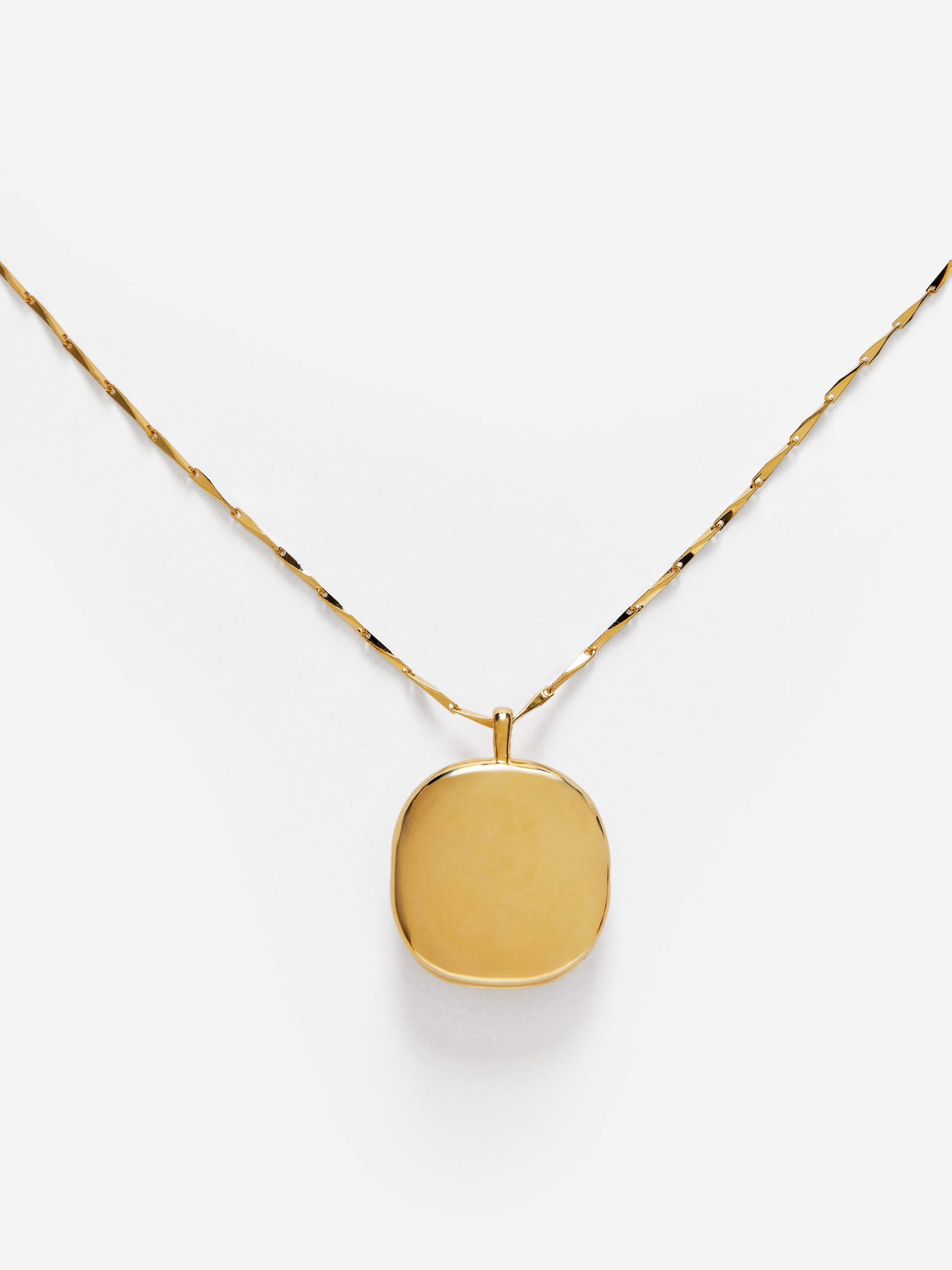 Gold-Plated Locket Necklace - Gold - Women - StillMedia/DescriptiveDetail - 4