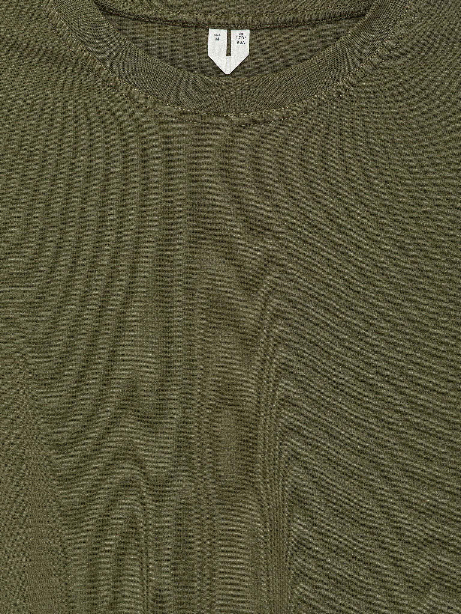 T-shirt interlock OPAL - Vert kaki/Blanc - 6