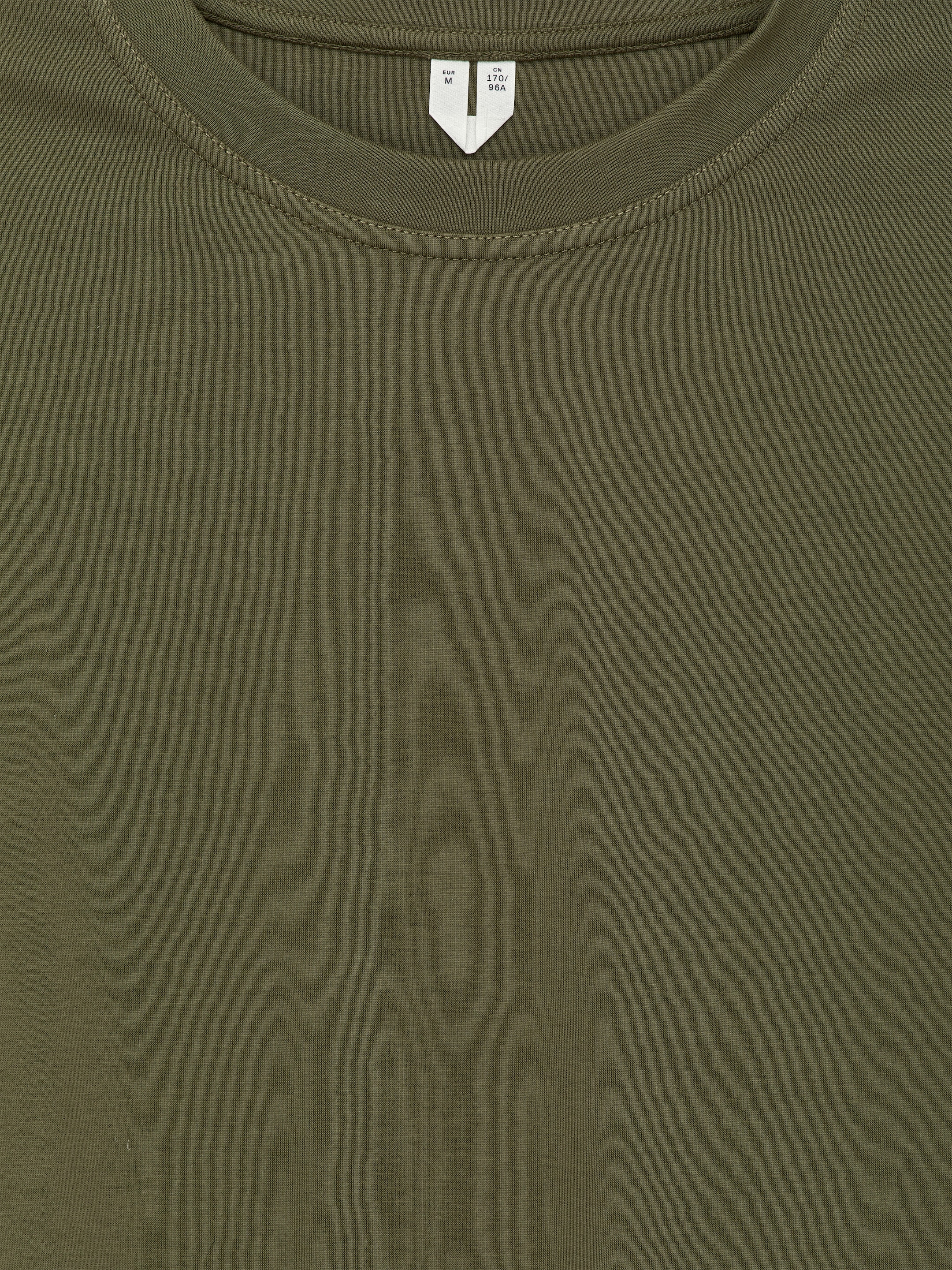 Agrandir l'image: T-shirt interlock OPAL - Vert kaki - FEMME | H&M BE 6