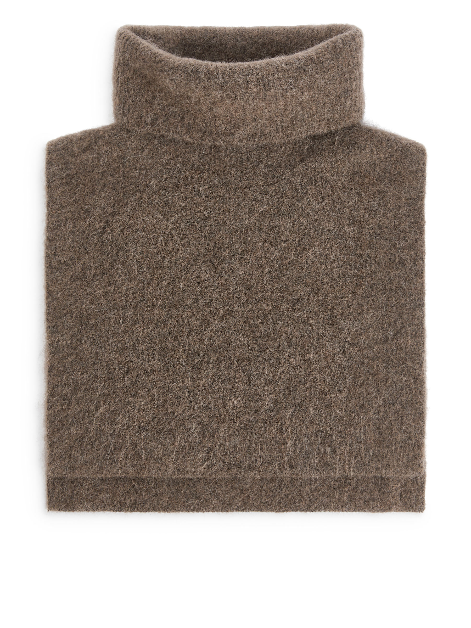 Col en laine et alpaga - Taupe foncé - Femme - StillMedia/DescriptiveStillLife - 1