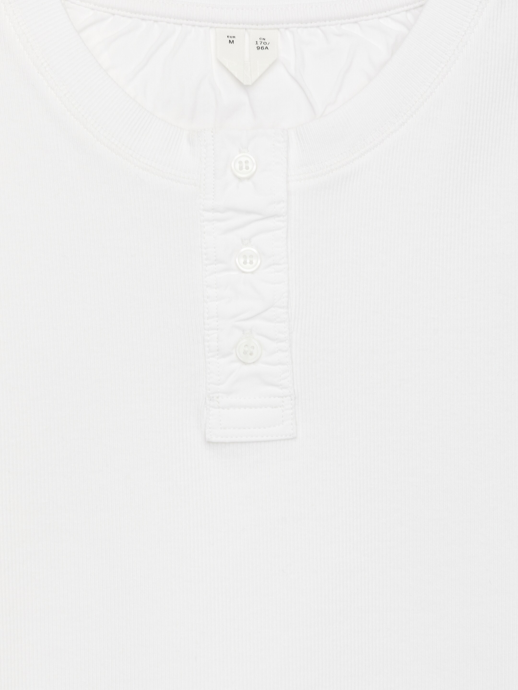 Ver imagem maior: Top canelado - Branco - SENHORA | H&M PT 6