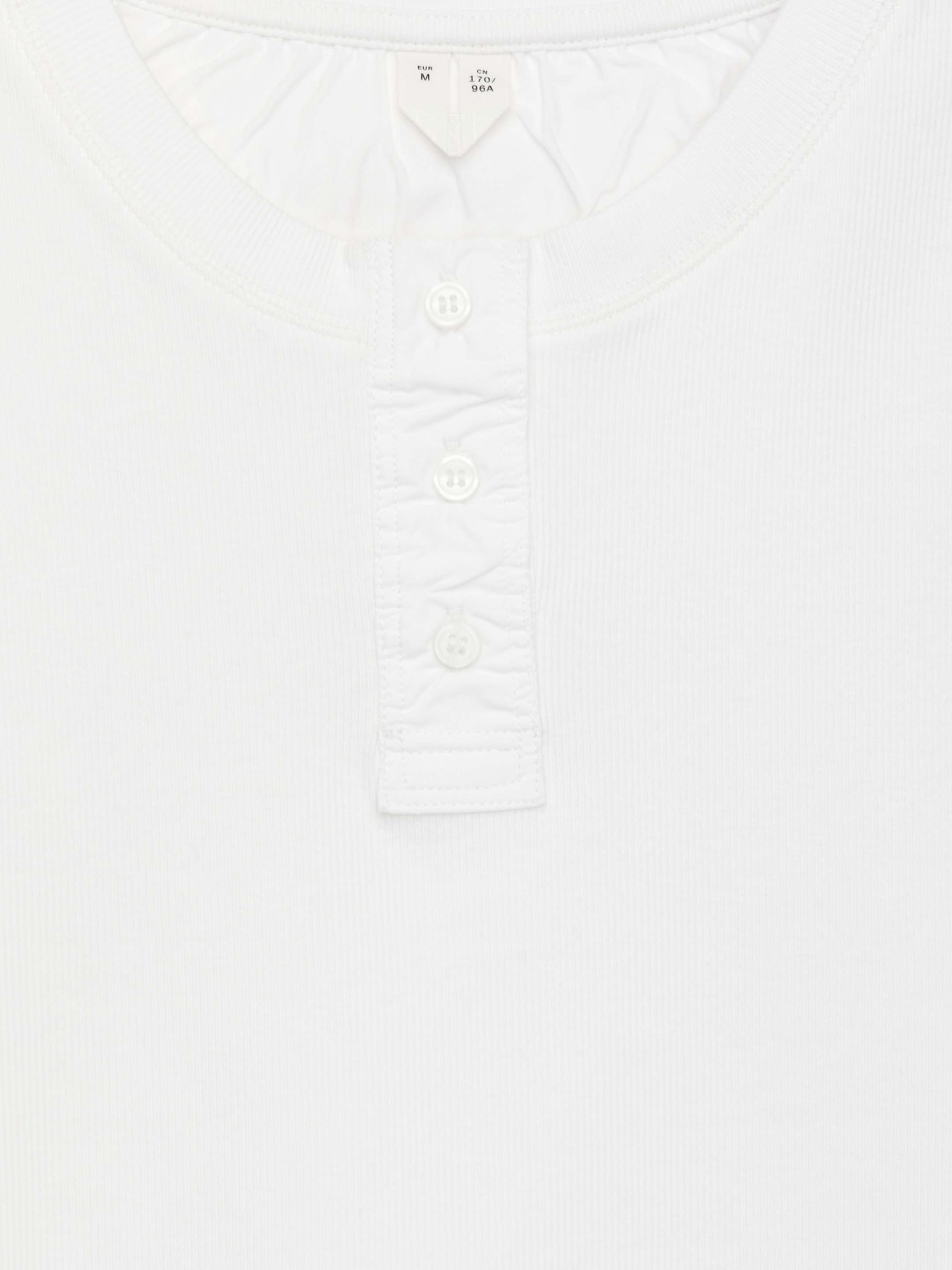 Top de tirantes de tipo deportivo de canalé - Blanco - Corte ajustado - Women - StillMedia/DescriptiveDetail - 1