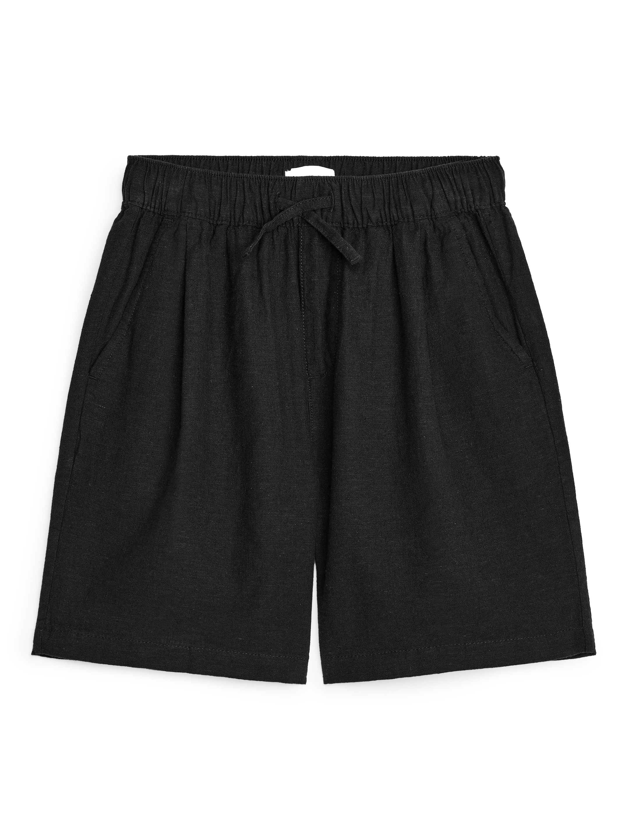 Vis større bilde: Cotton-Linen Shorts - Off black - BARN | H&M NO 1