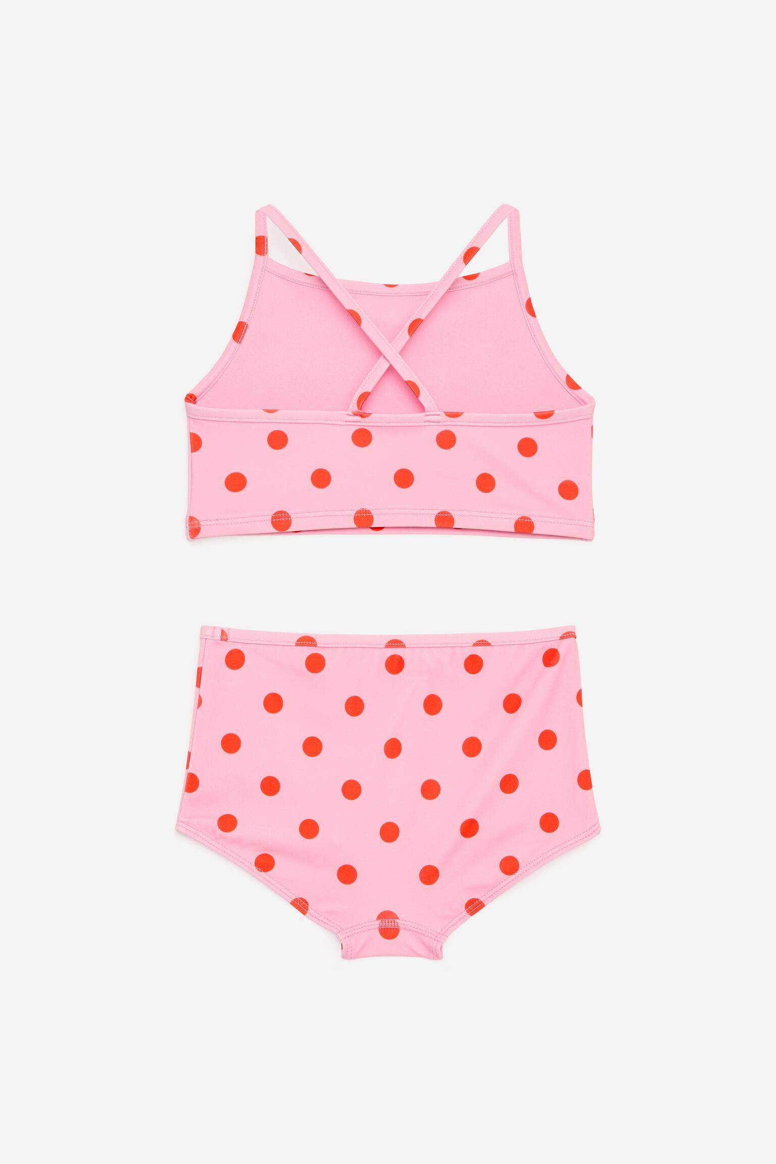 Prickig bikini - Rosa/röd - 3