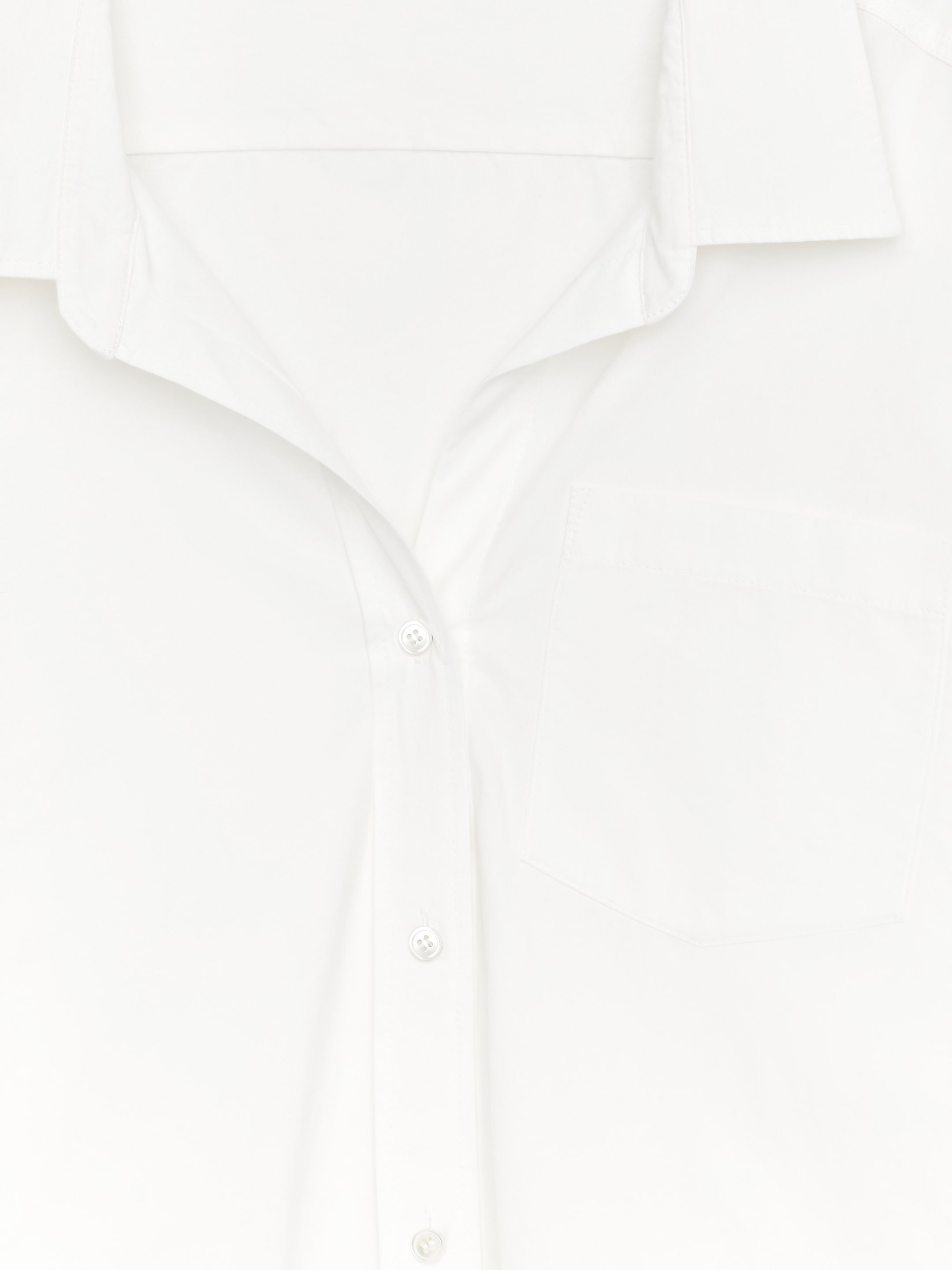 Camisa de cuello abierto - Blanco - Corte relajado - Women - StillMedia/DescriptiveDetail - 1