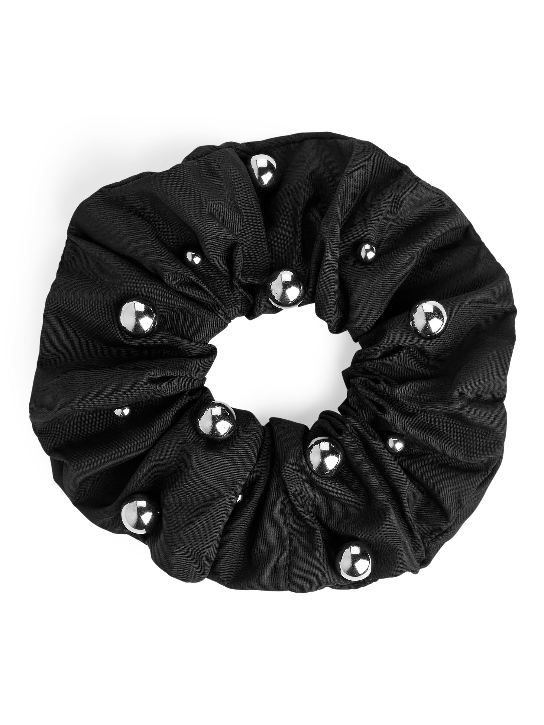 Scrunchie aus Taft mit Verzierung - Schwarz - Damen - StillMedia/DescriptiveStillLife - 1