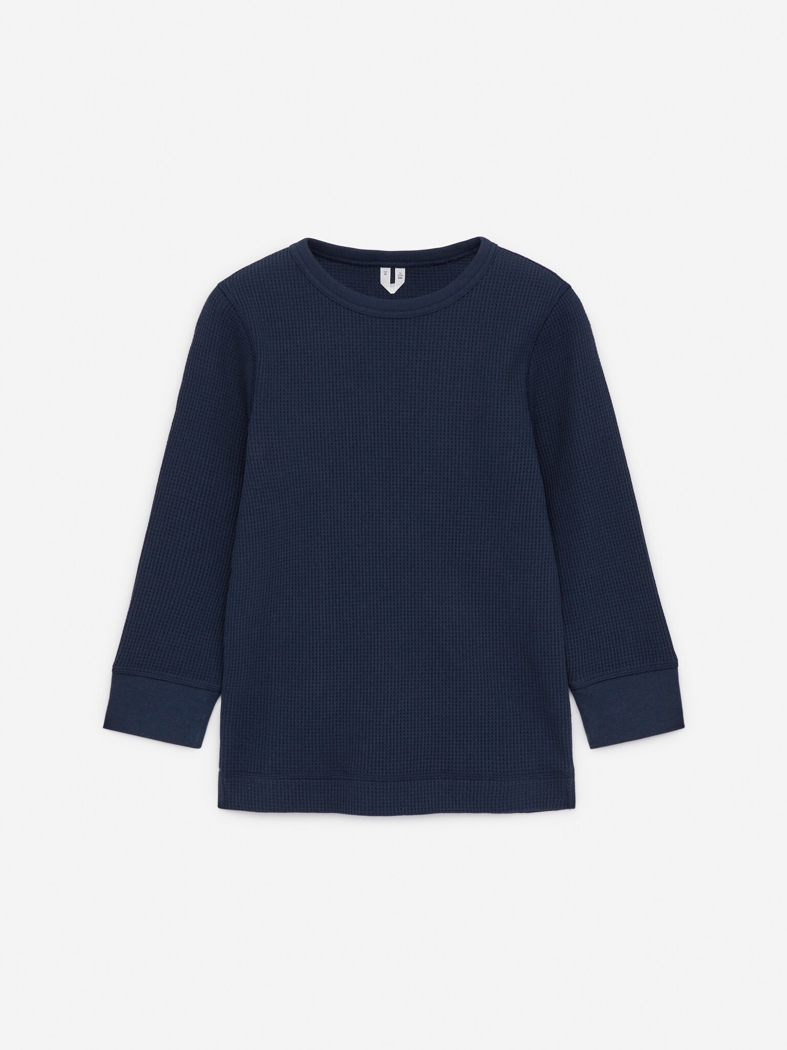Μπλούζα Waffle Jersey - Σκούρο Μπλε/Εκρού