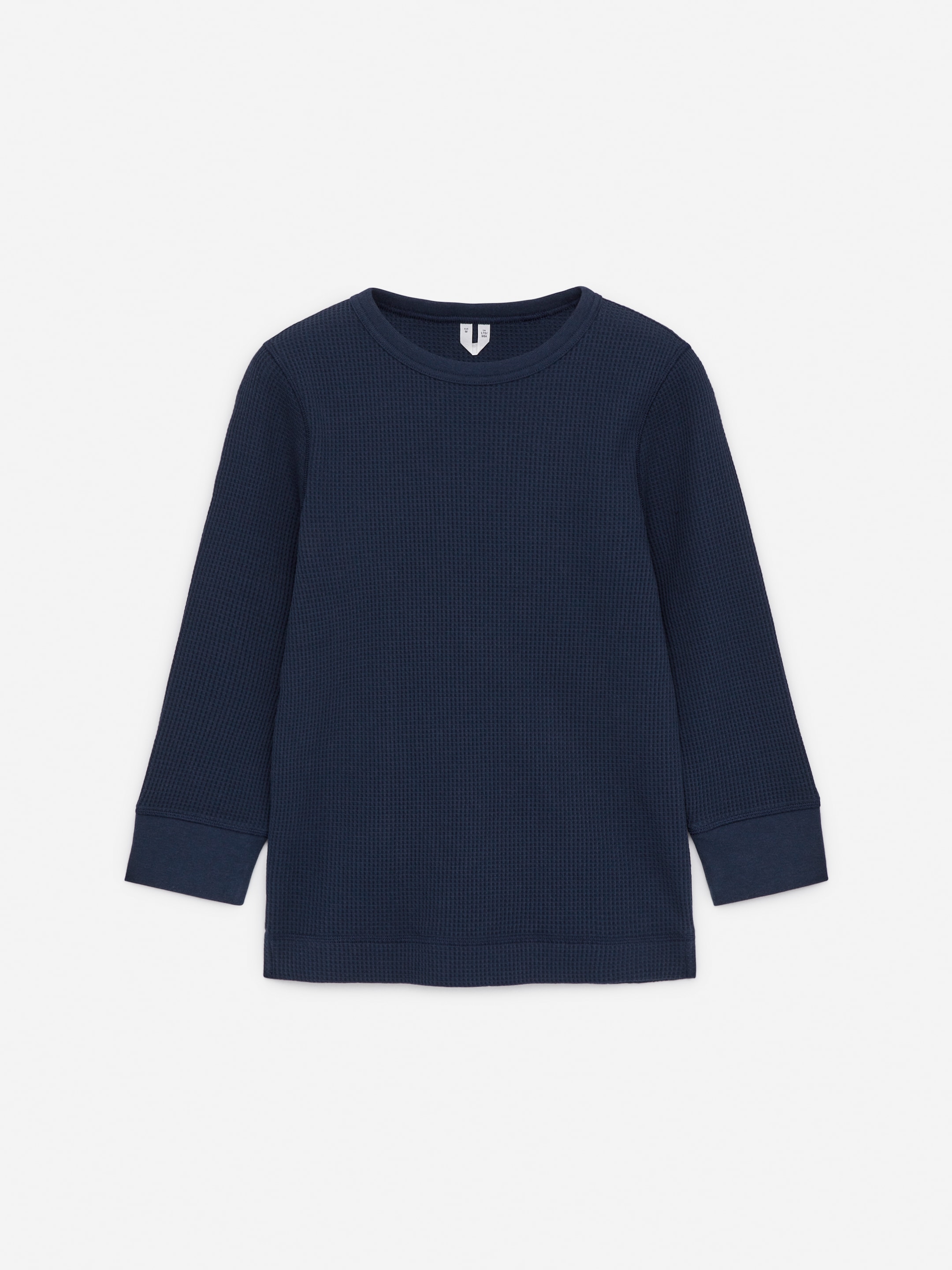Visualizza immagine più grande: Maglia in jersey con lavorazione a nido d'ape - Blu scuro - DONNA | H&M IT 1