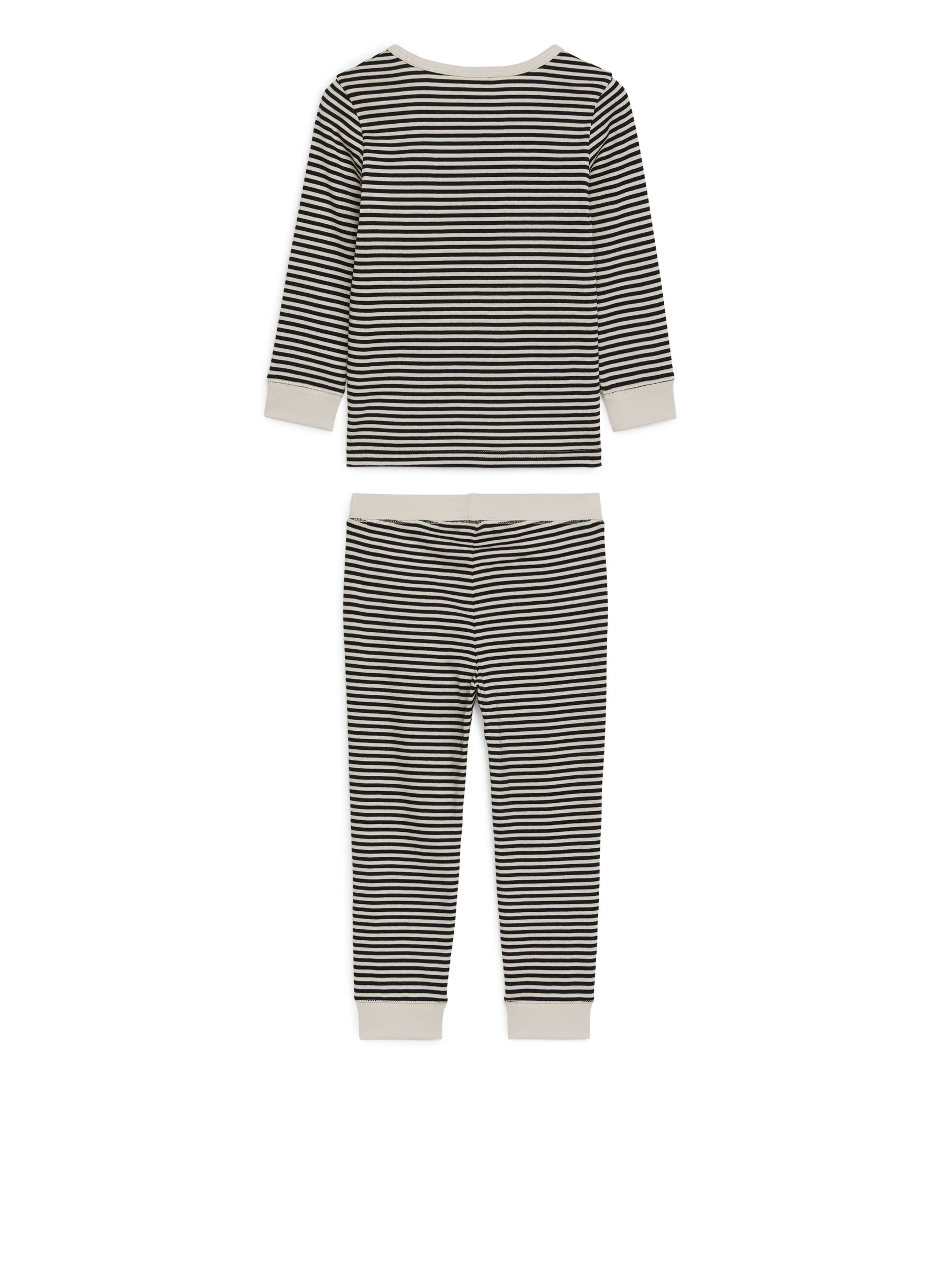 Jersey-Pyjama - Schwarz/Beige - Regular Fit - Kinder - StillMedia/DescriptiveStillLife - 1