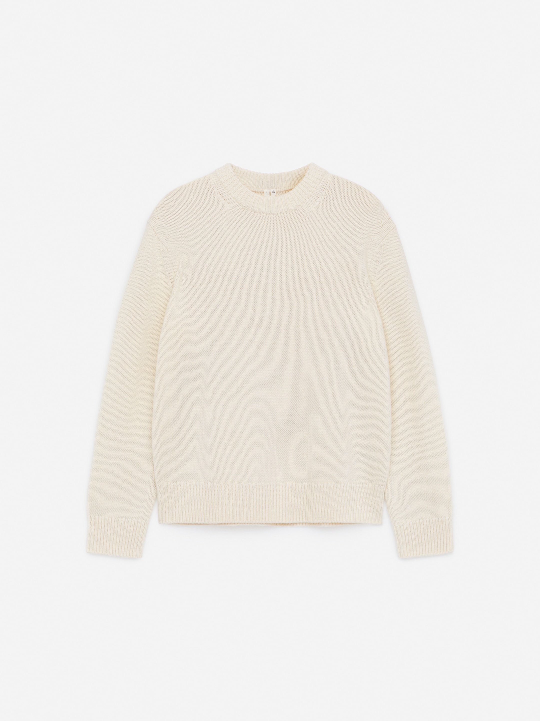 Grotere afbeelding bekijken: Heavy Knit Wool Blend Jumper - Off White - HEREN | H&M BE 1