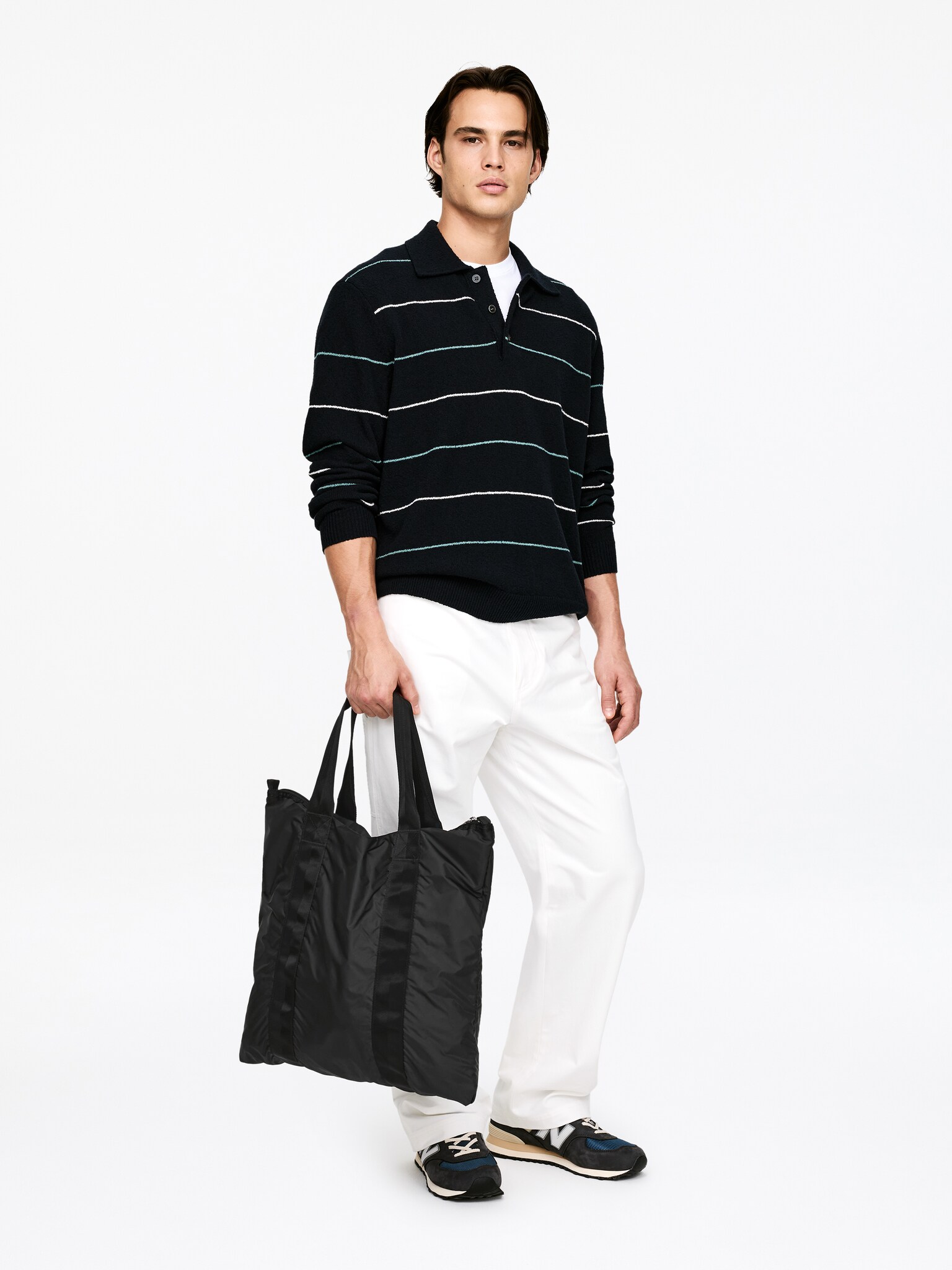 Faltbare Tasche - Schwarz - 1