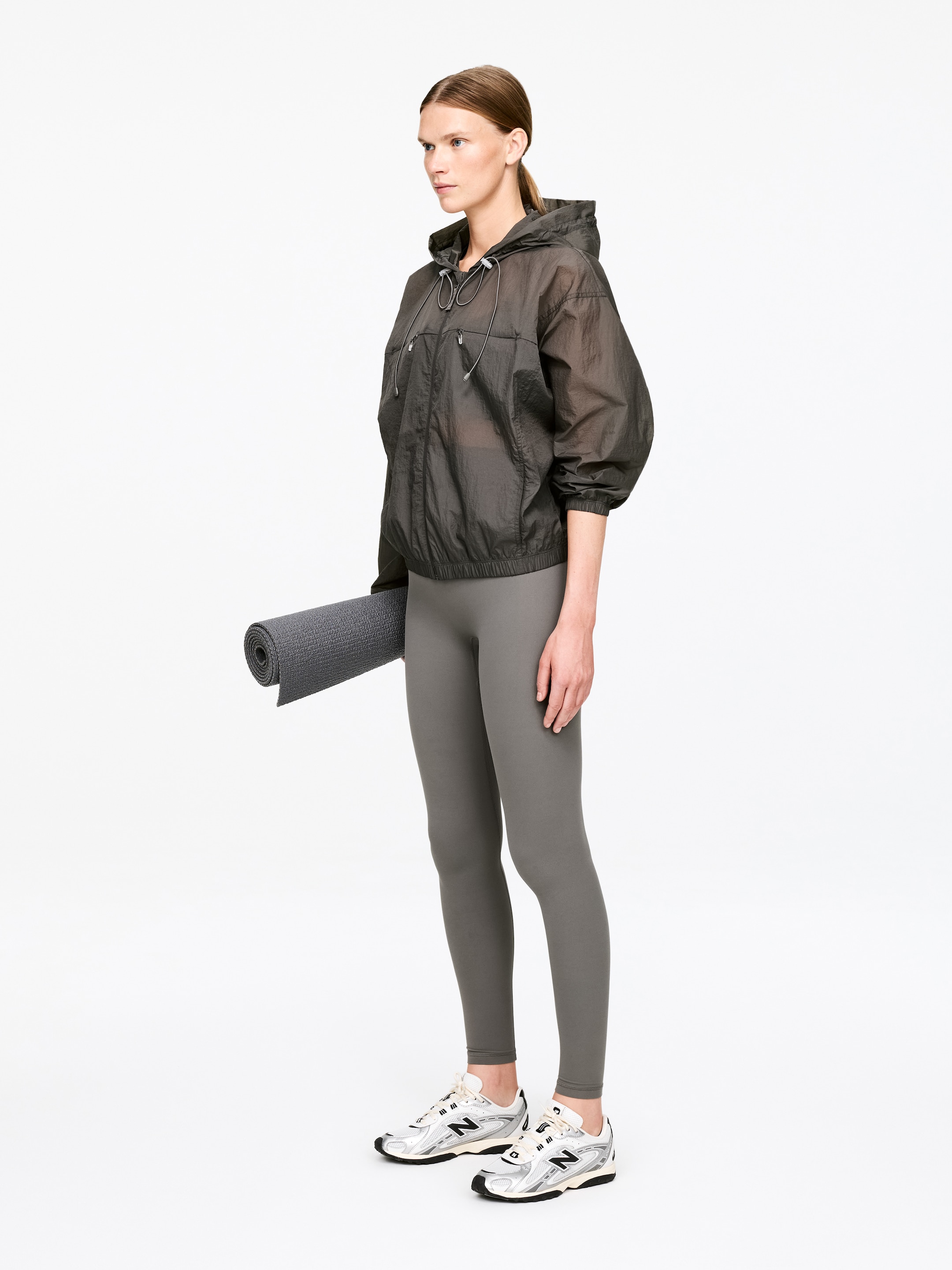 Ripstop Windbreaker - Grey - Loose fit - Women - StillMedia/Lookbook - 7