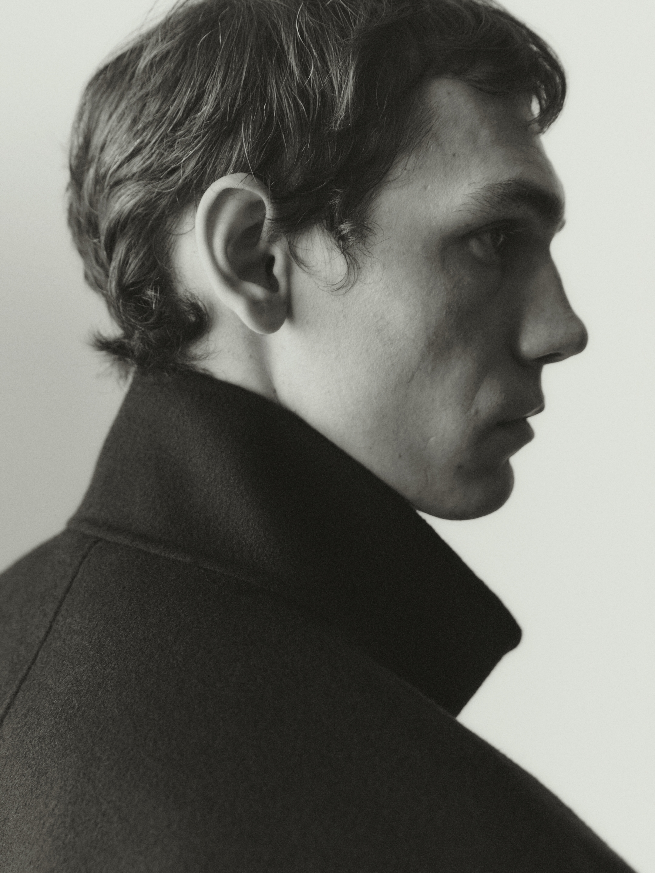 Double-Face Wool Coat - Dark Brown - Relaxed fit - men - StillMedia/Environmental - 1
