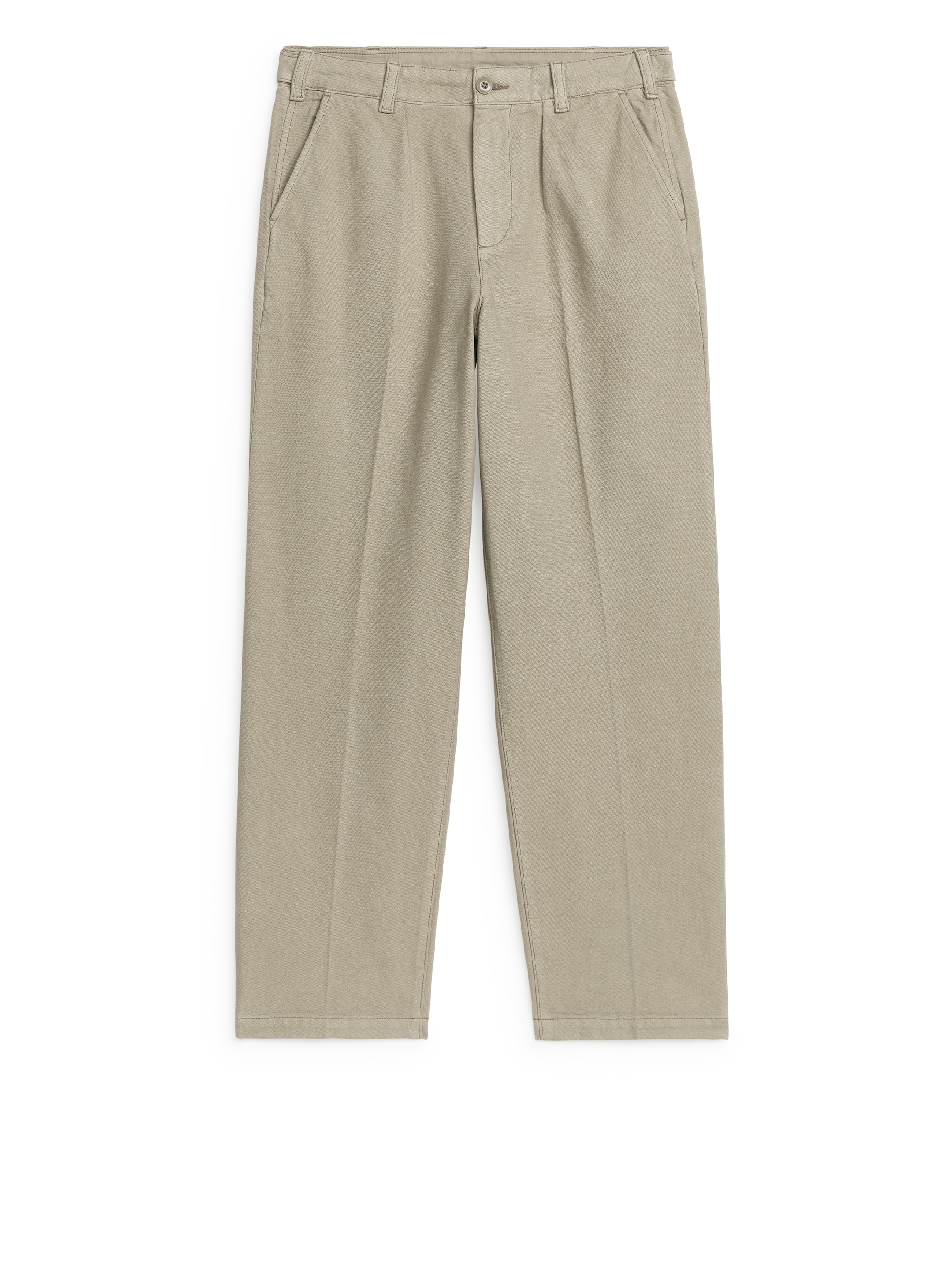 Agrandir l'image: Pantalon fonctionnel en toile de coton - Taupe - HOMME | H&M CH 1
