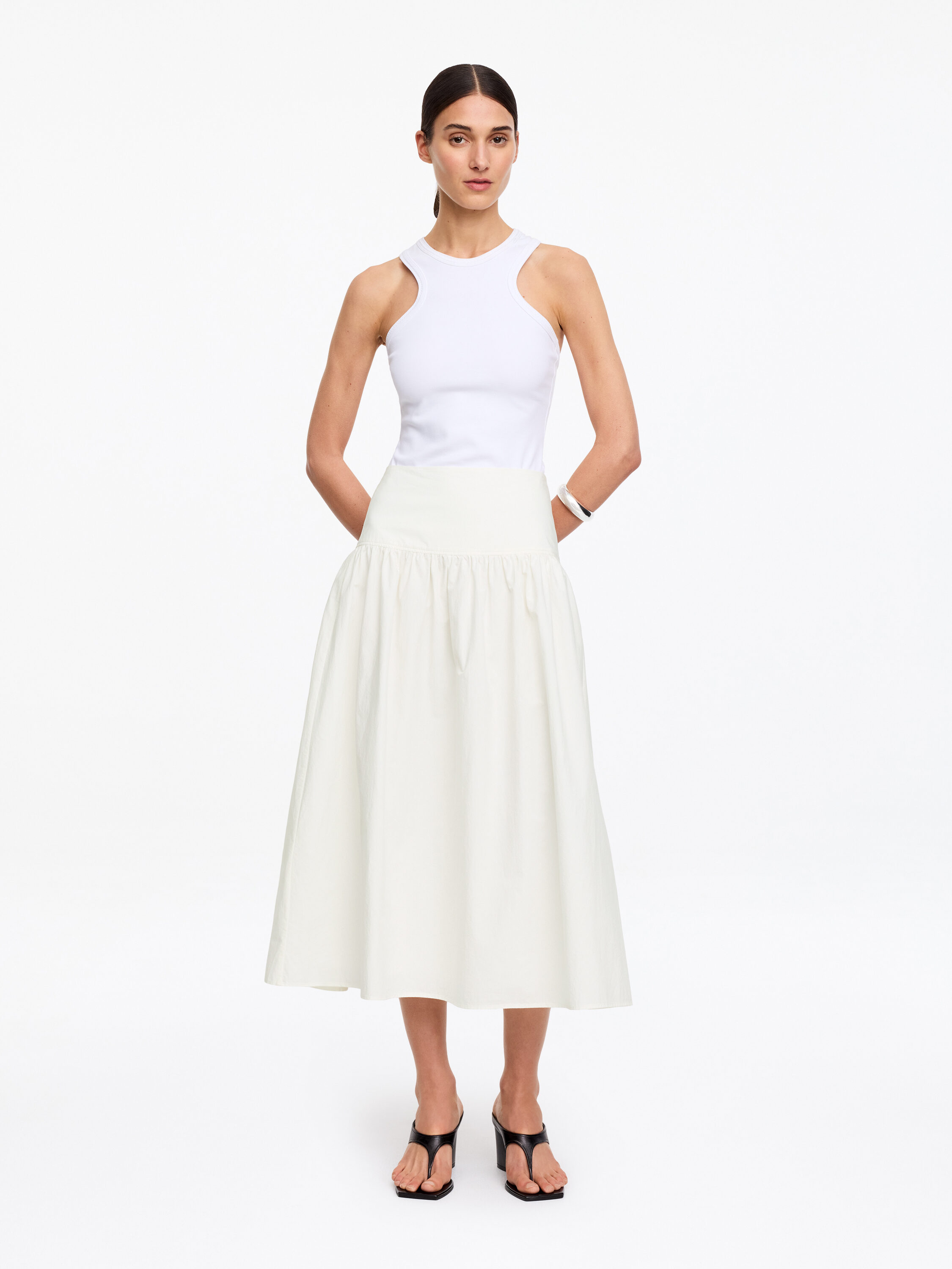 Seersucker Skirt