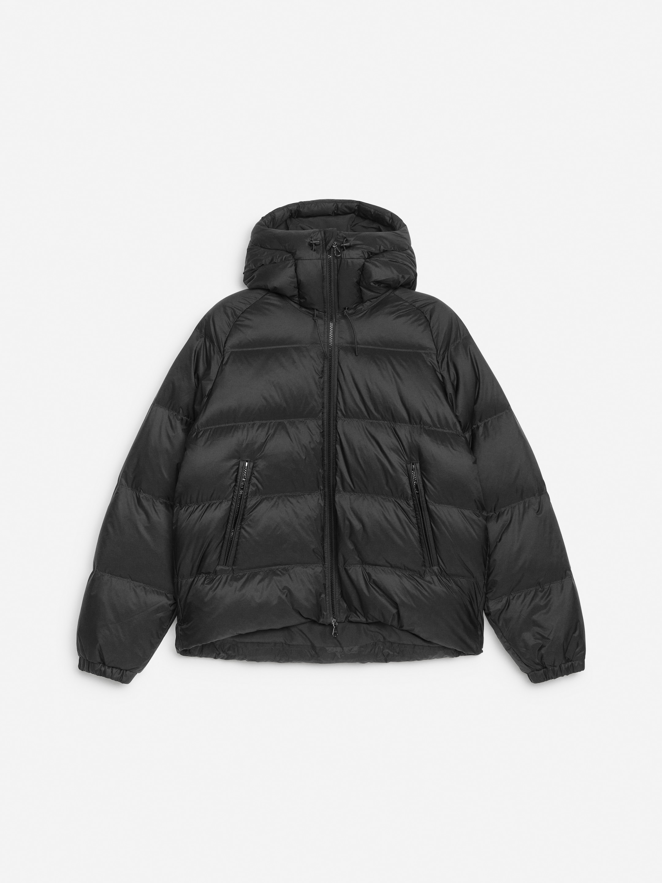 Upcycled Down Sporty Jacket - Black - Regular fit - Men - StillMedia/DescriptiveStillLife - 1