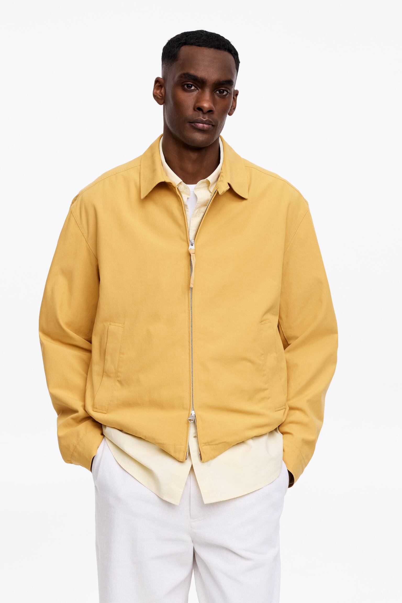 Blouson in cotone - Giallo - 10