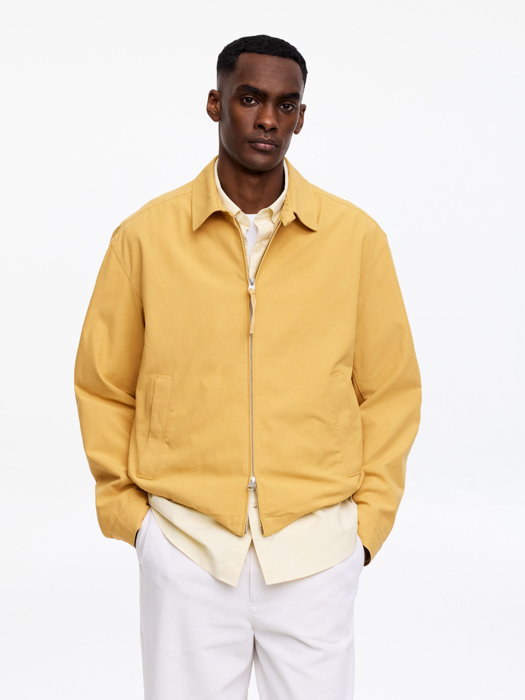 Cotton Blouson - Yellow - Regular fit - Men - StillMedia/Lookbook - 4