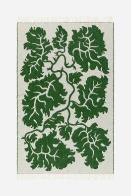 Manta de lana Klippan - Blanco roto/verde - HOME | H&M ES