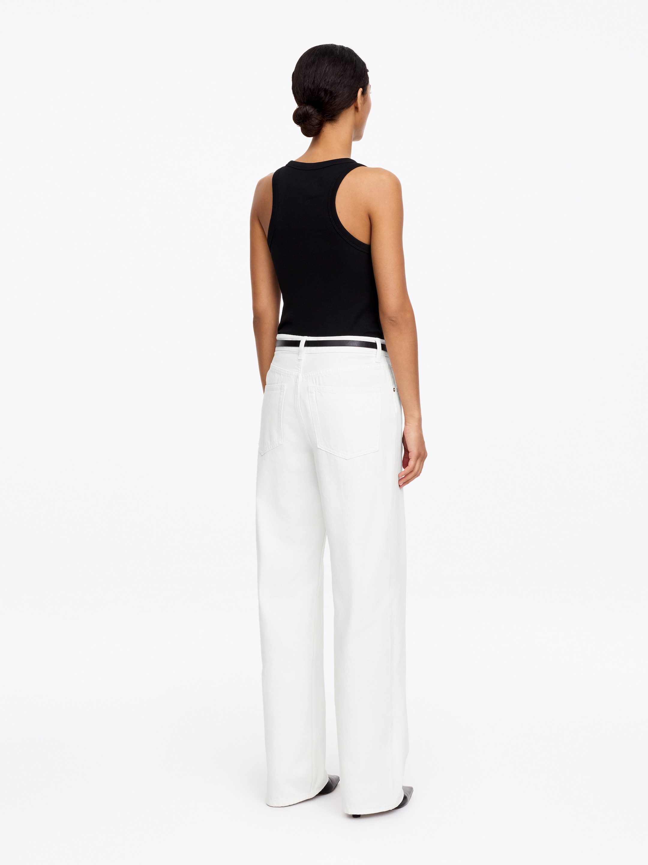 CORAL Wide Jeans - Weiß - Relaxed Fit - Damen - StillMedia/Lookbook - 4