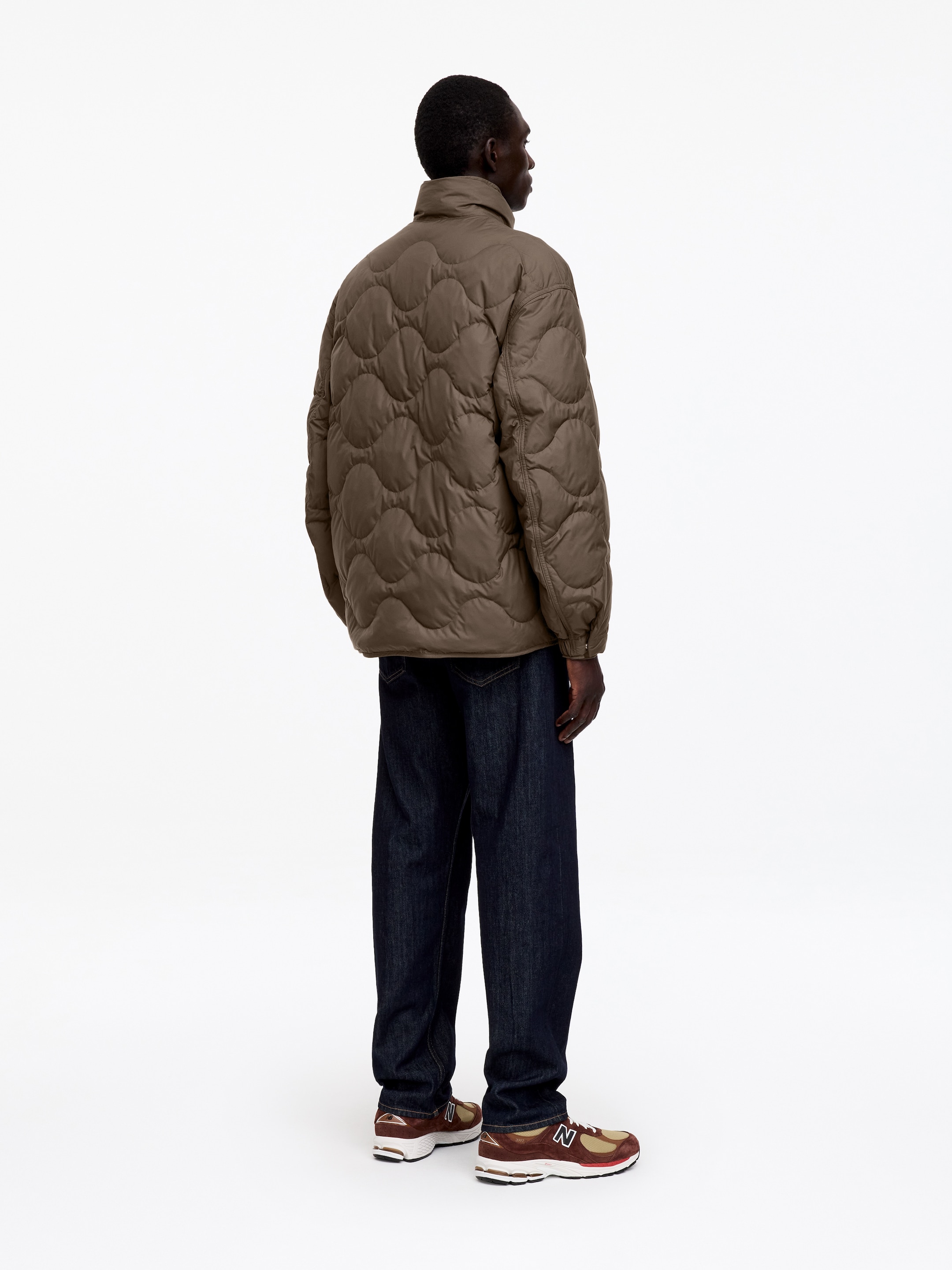 Gesteppte Daunenjacke - Beige - Relaxed Fit - men - StillMedia/Lookbook - 3