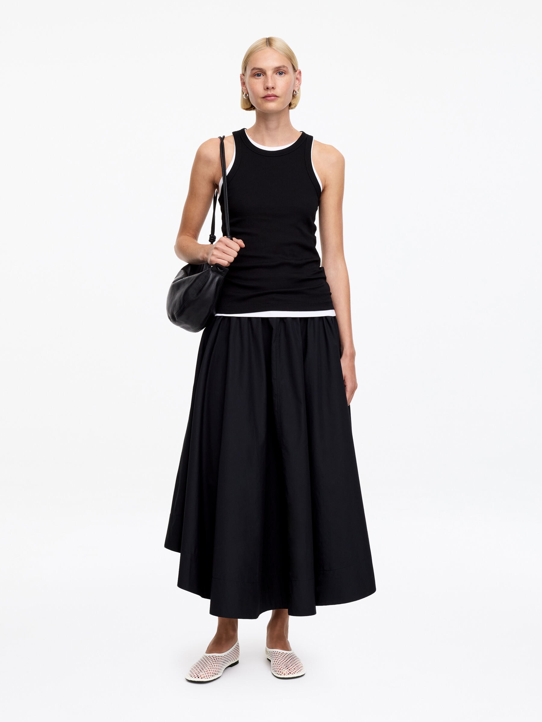 Mesh Ballet Flats - White - Women - StillMedia/Lookbook - 7