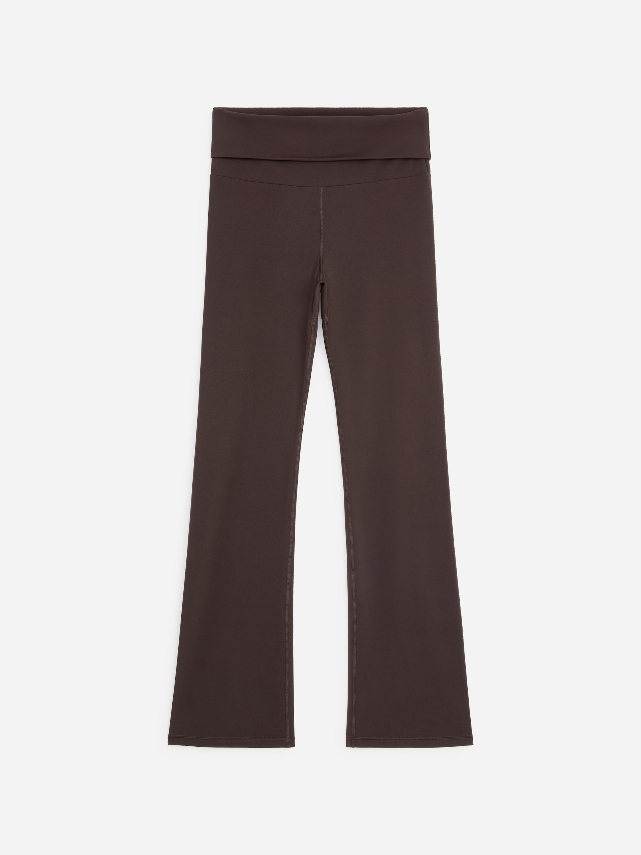 Flared Leggings - Brown - Slim fit - Women - StillMedia/DescriptiveStillLife - 1