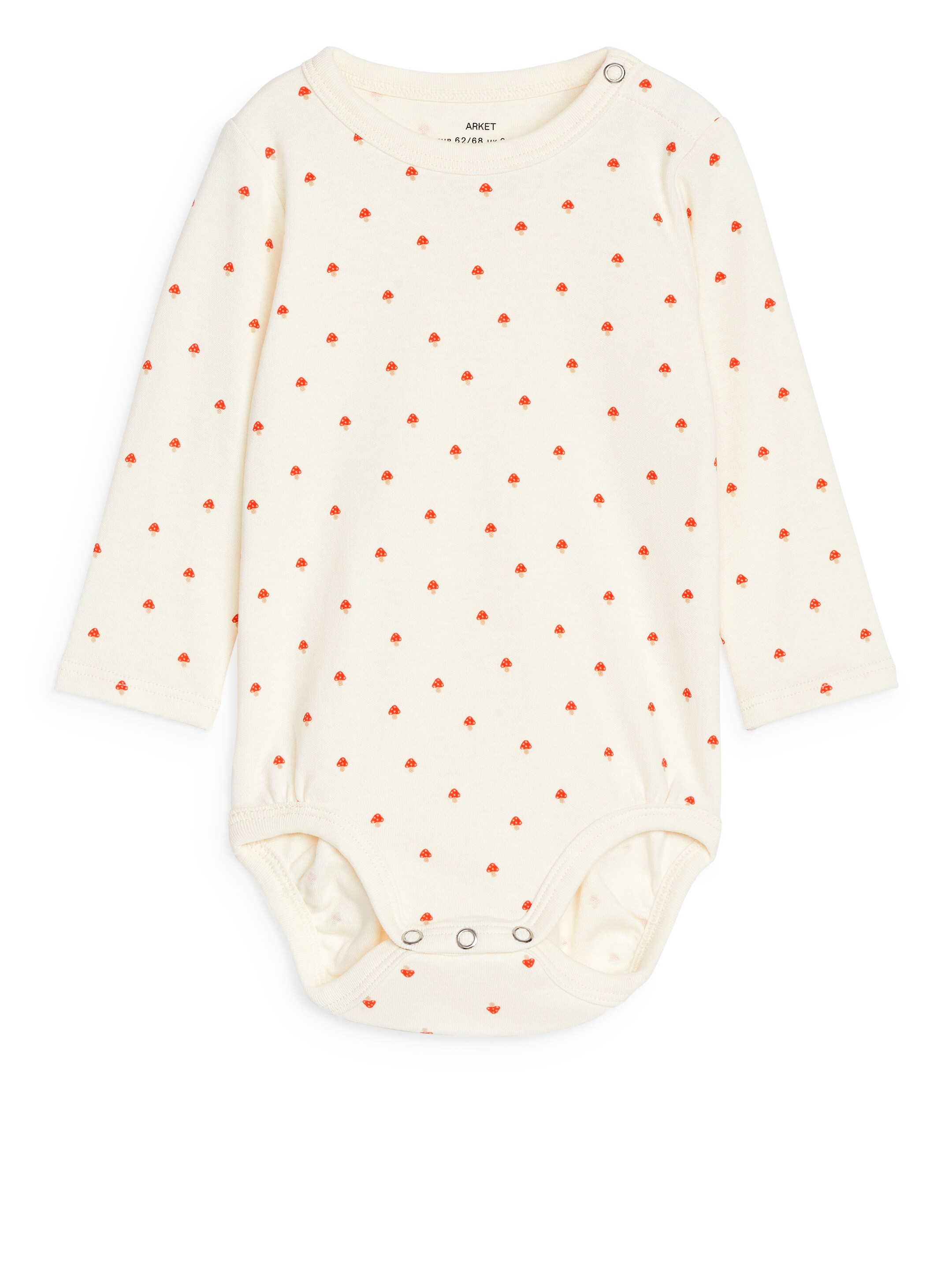 Vezi imaginea mai mare: Body cu mâneci lungi - Off White/Mushrooms - COPII | H&M RO 1