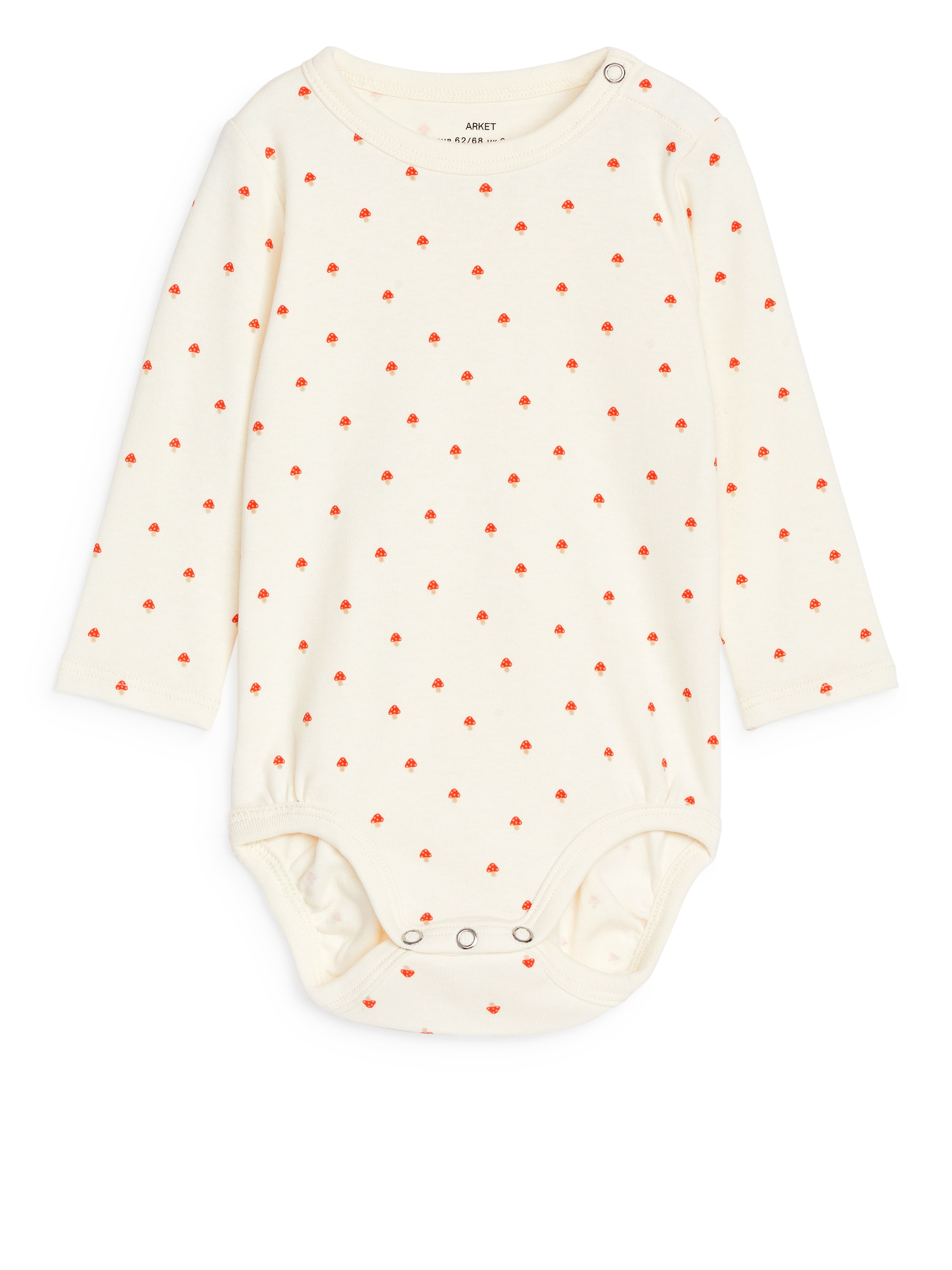 Long-Sleeve Bodysuit - Off White/Mushrooms - Regular fit - Children - StillMedia/DescriptiveStillLife - 2