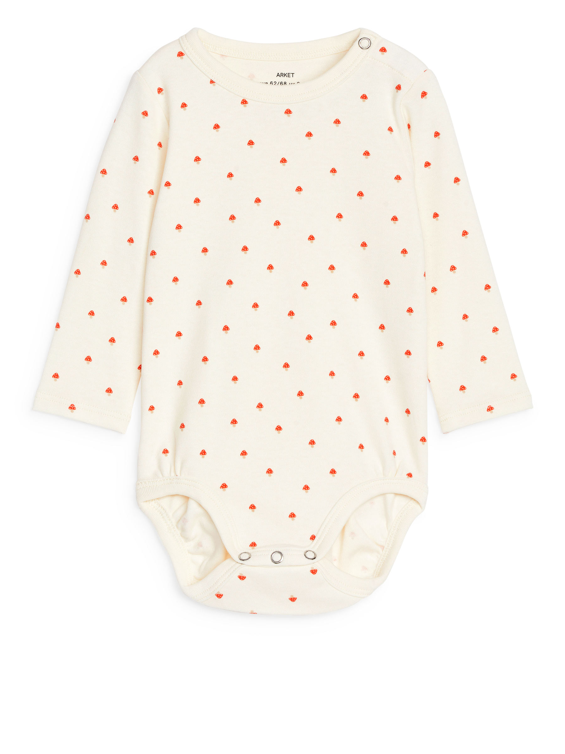 Long-Sleeve Bodysuit - Off White/Mushrooms - Regular fit - Children - StillMedia/DescriptiveStillLife - 2