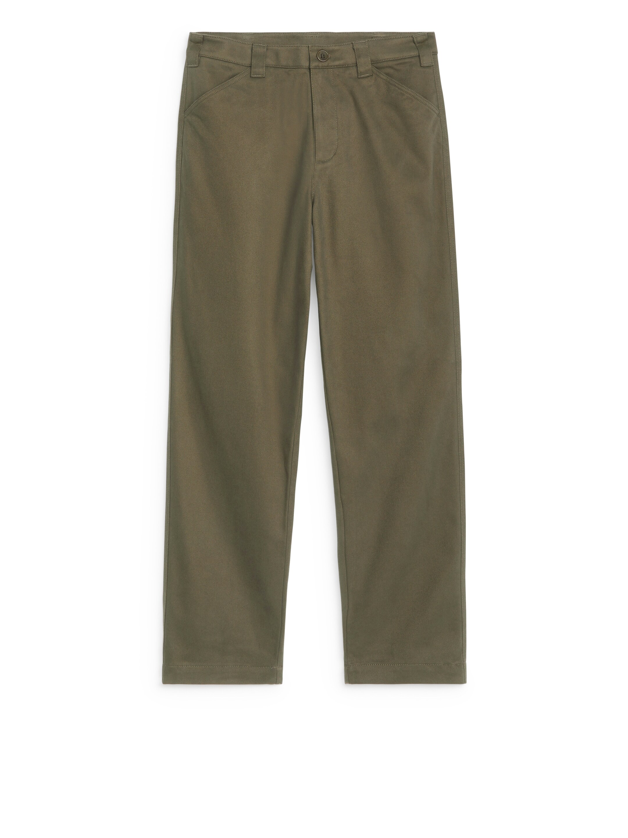 View larger image: Cotton Moleskin Twill Trousers - Dark Mole - Men | H&M GB 1