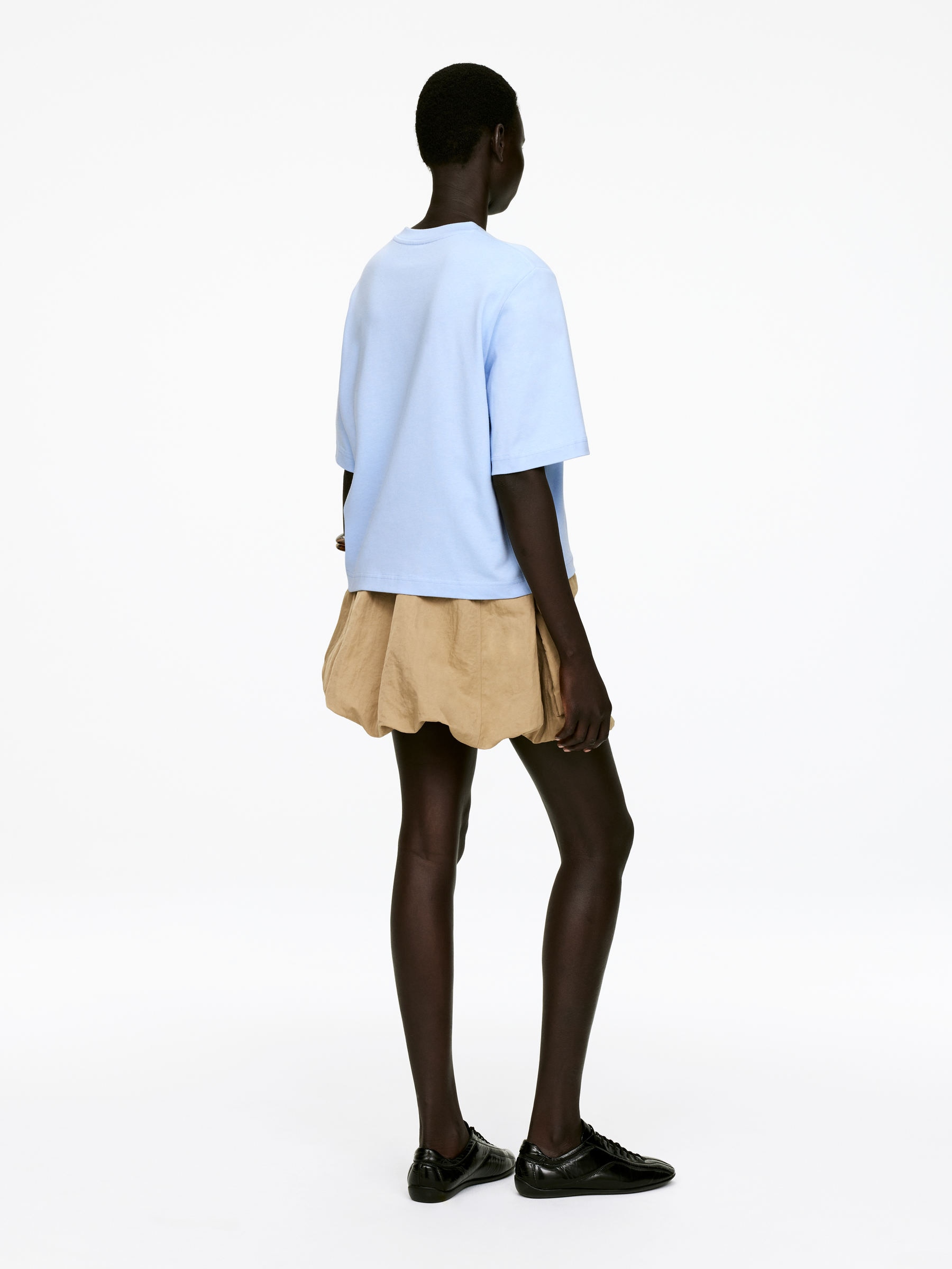 ALBA Boxy T-Shirt - Blue - Loose fit - Women - StillMedia/Lookbook - 3