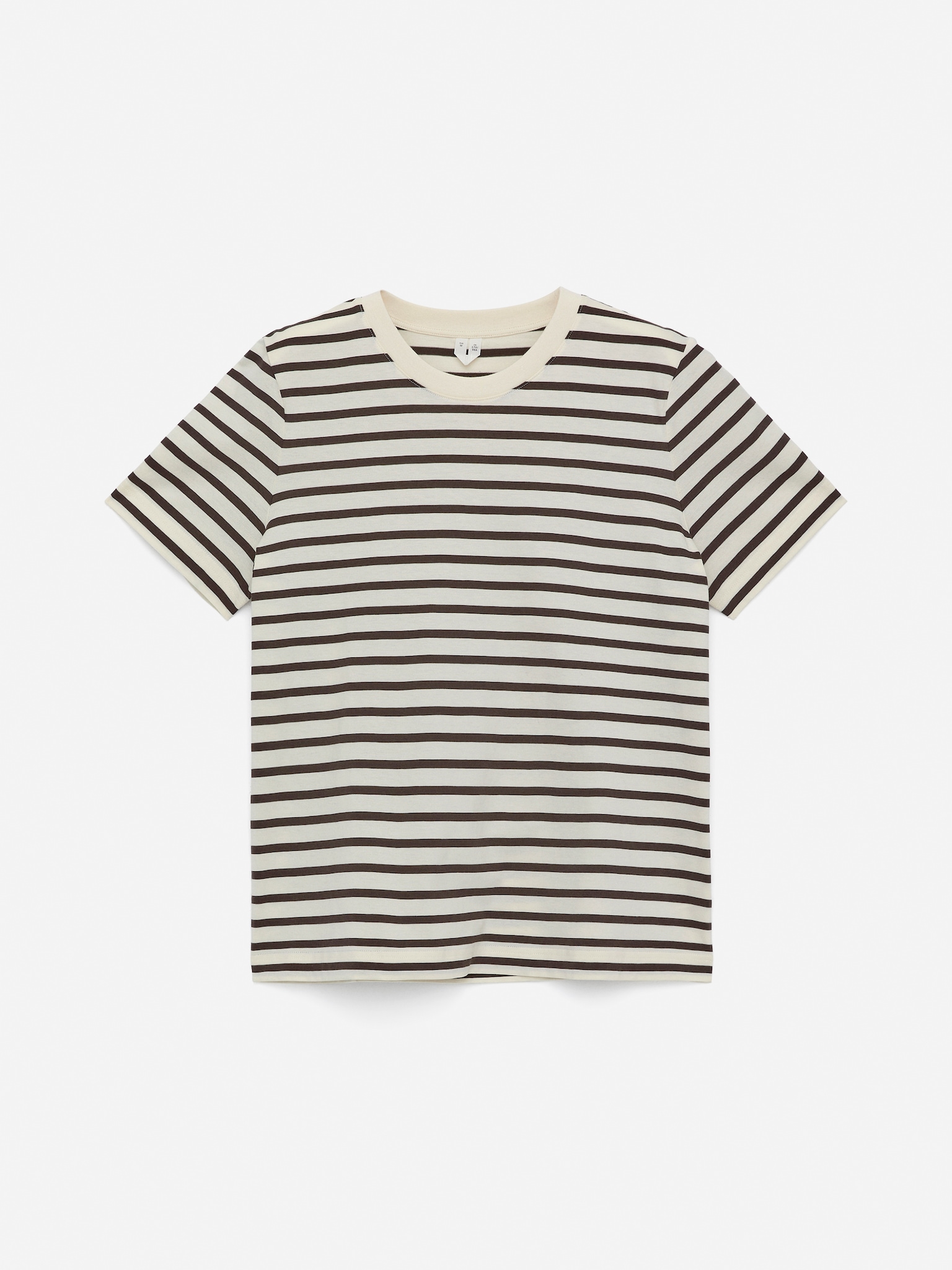 LILY Signature T-Shirt - Brown/Off White/Burgundy/White/Red/White/Black/White/Dark Blue/Grey Melange/Dark Blue - 2