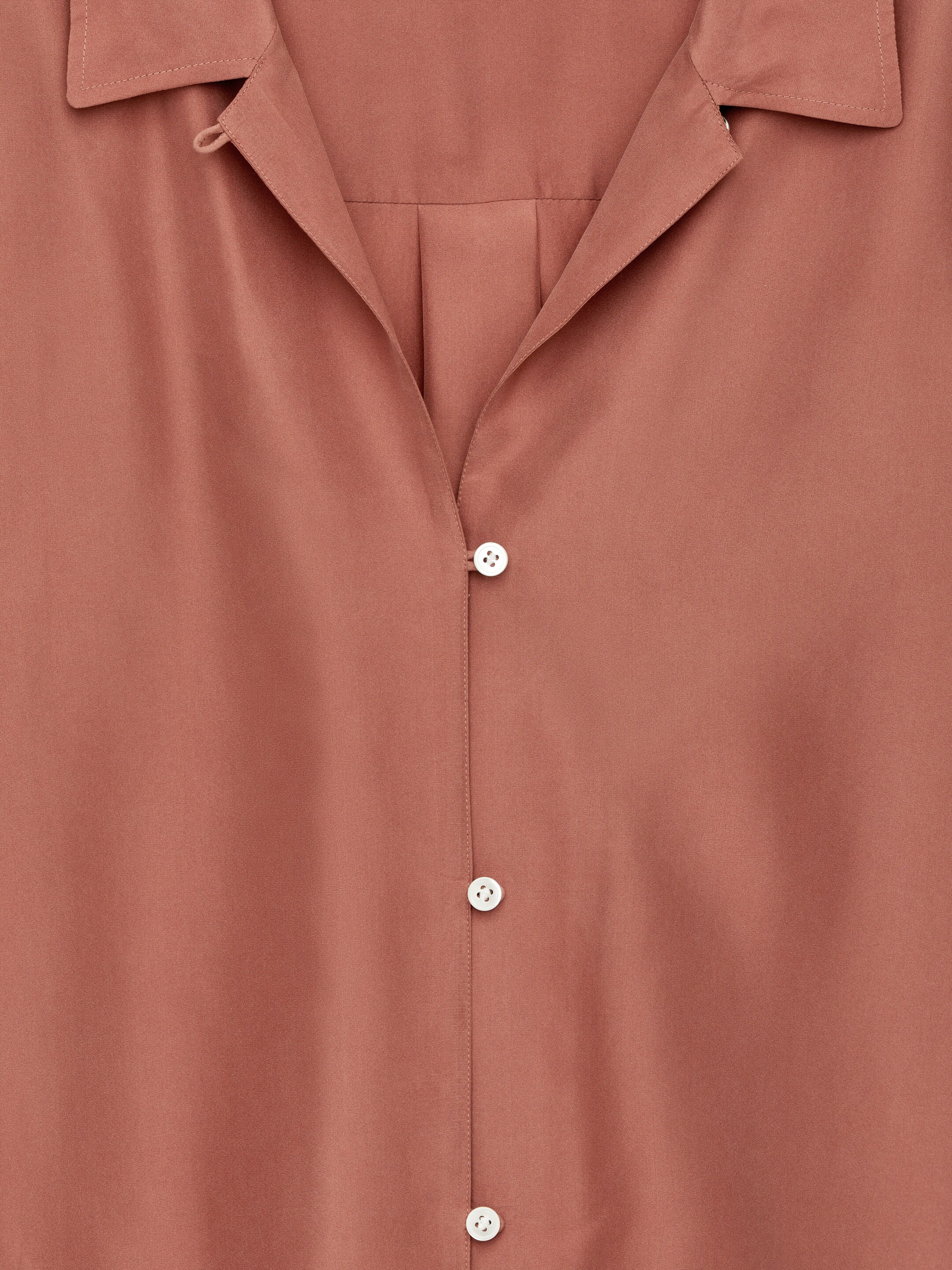 View larger image: Relaxed Silk Shirt - Rust - Ladies | H&M GB 2