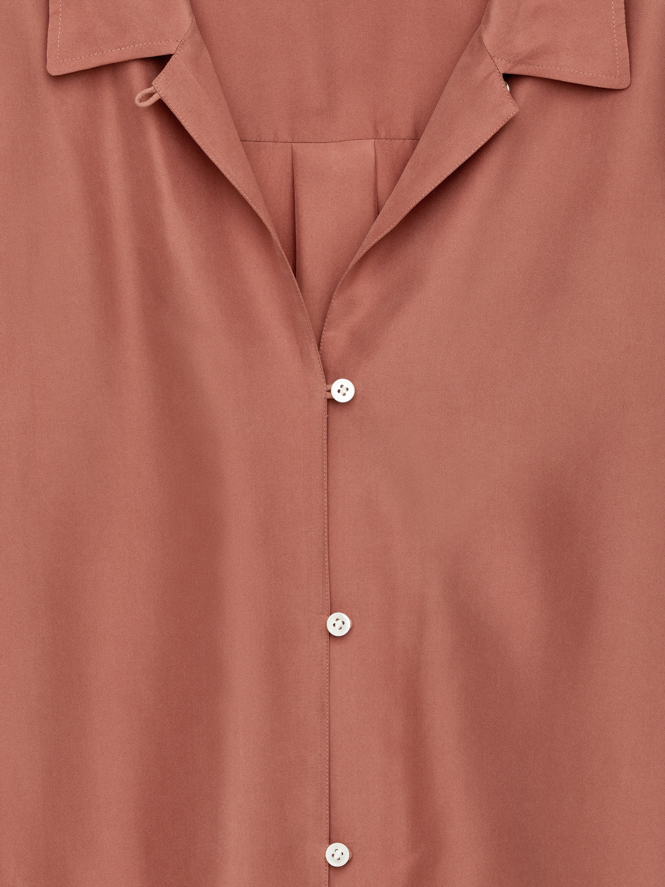 Sidenskjorta - Roströd - Regular fit - Women - StillMedia/DescriptiveDetail - 2