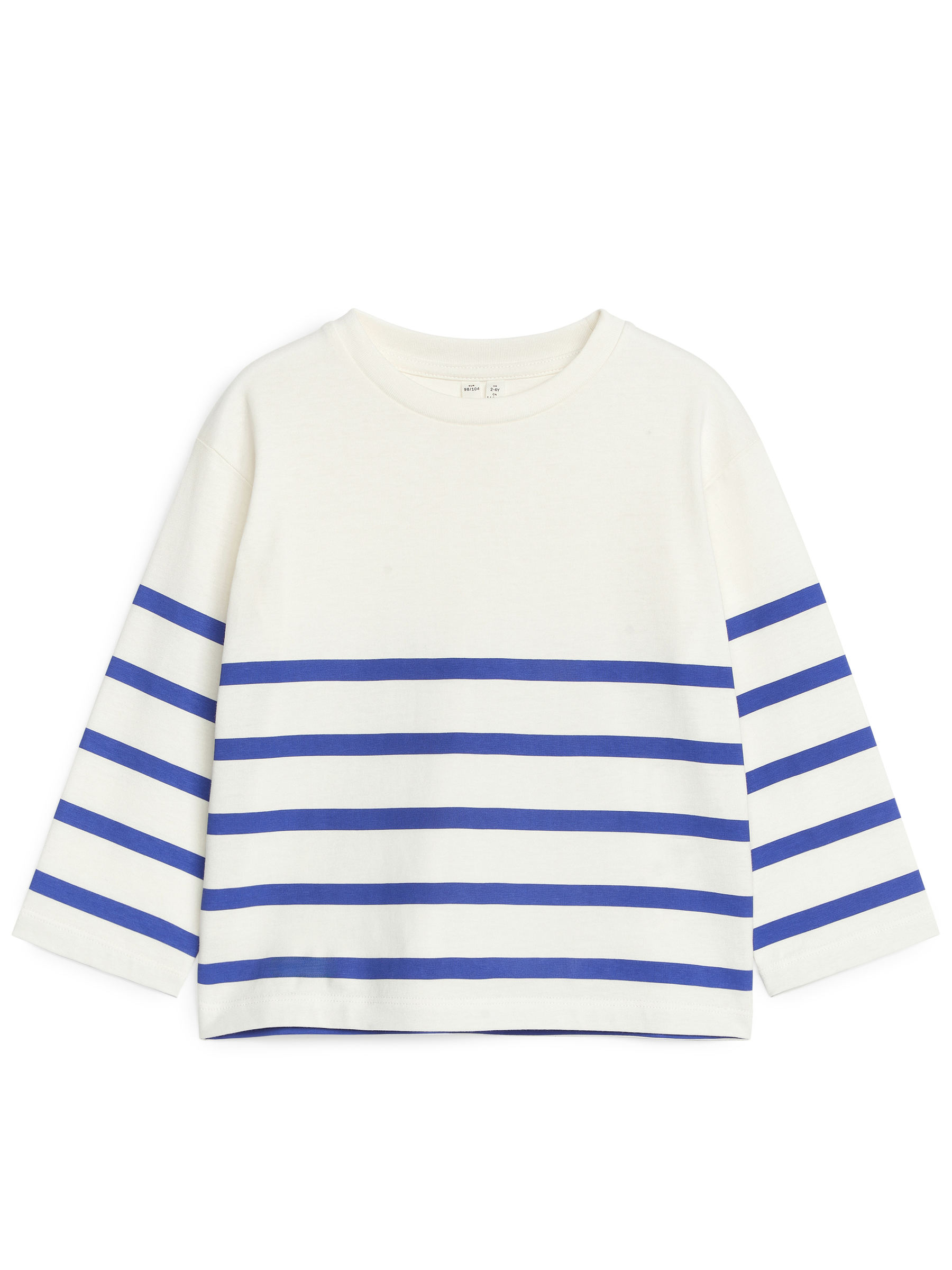 Langarmshirt - Weiß/Blau - Loose Fit - Kinder - StillMedia/DescriptiveStillLife - 2