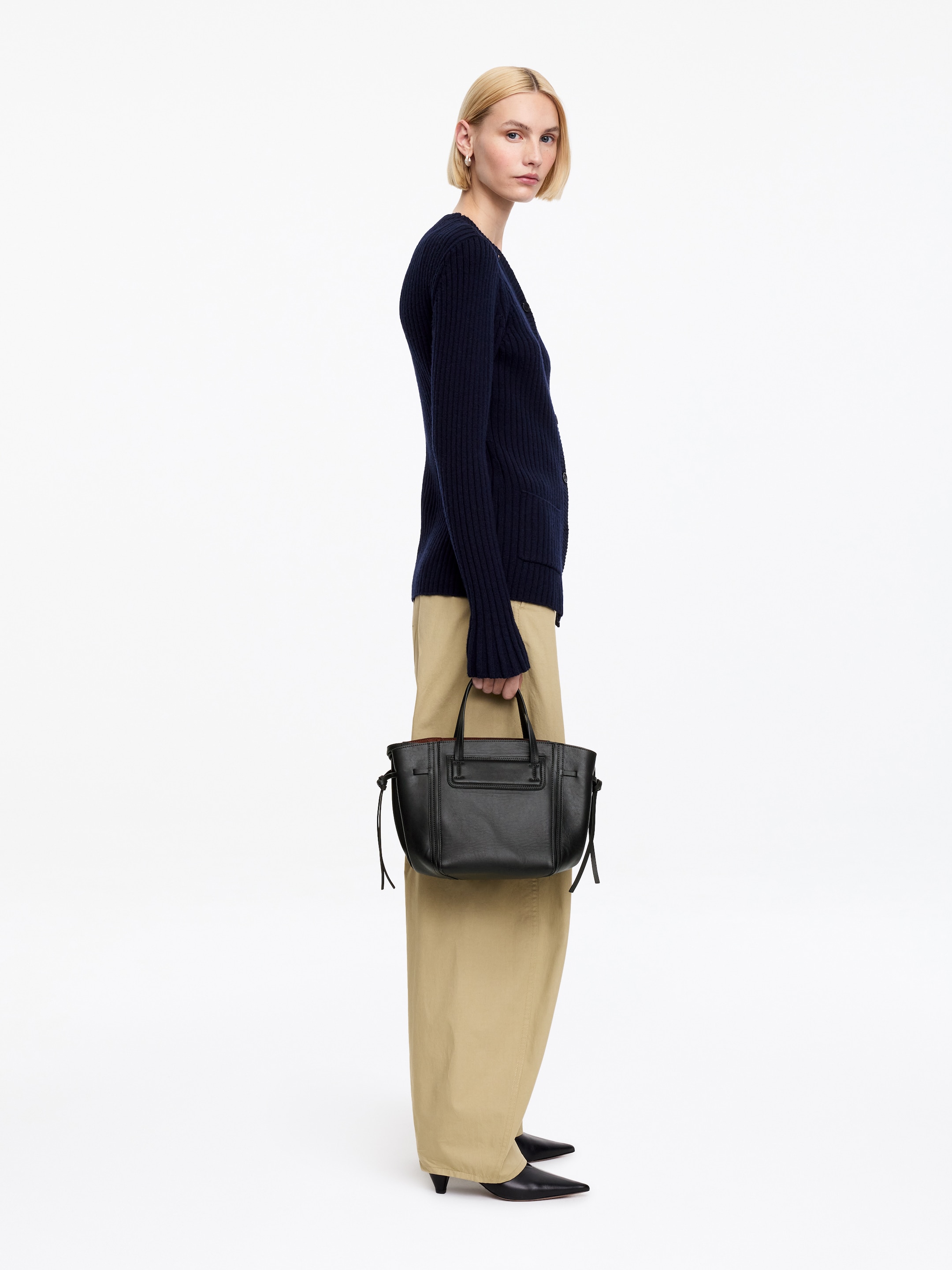 Bolso de piel estilo tote - Negro - Women - StillMedia/Lookbook - 5