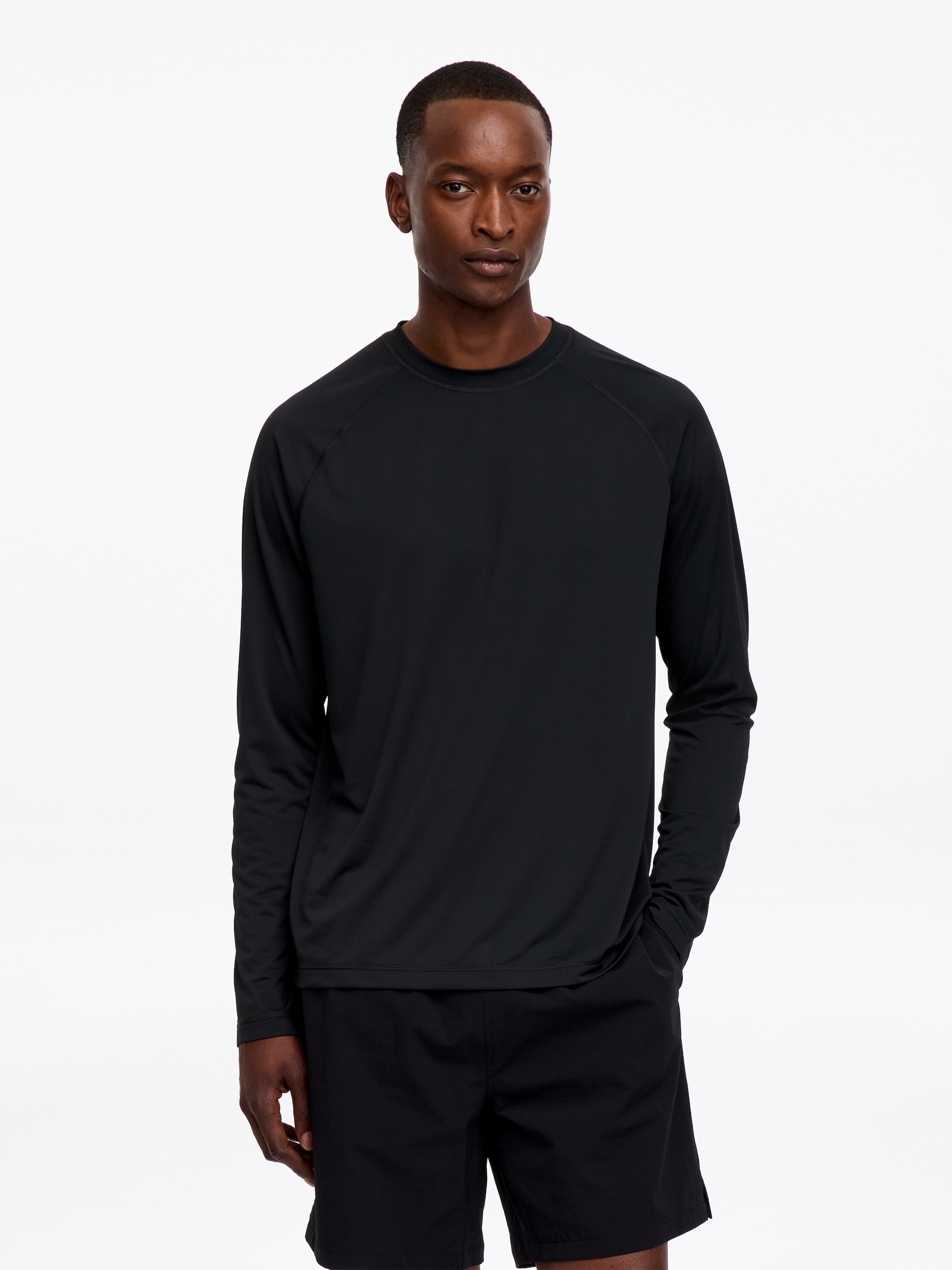 ARKET ACTIVE Langarmoberteil-Black-20047