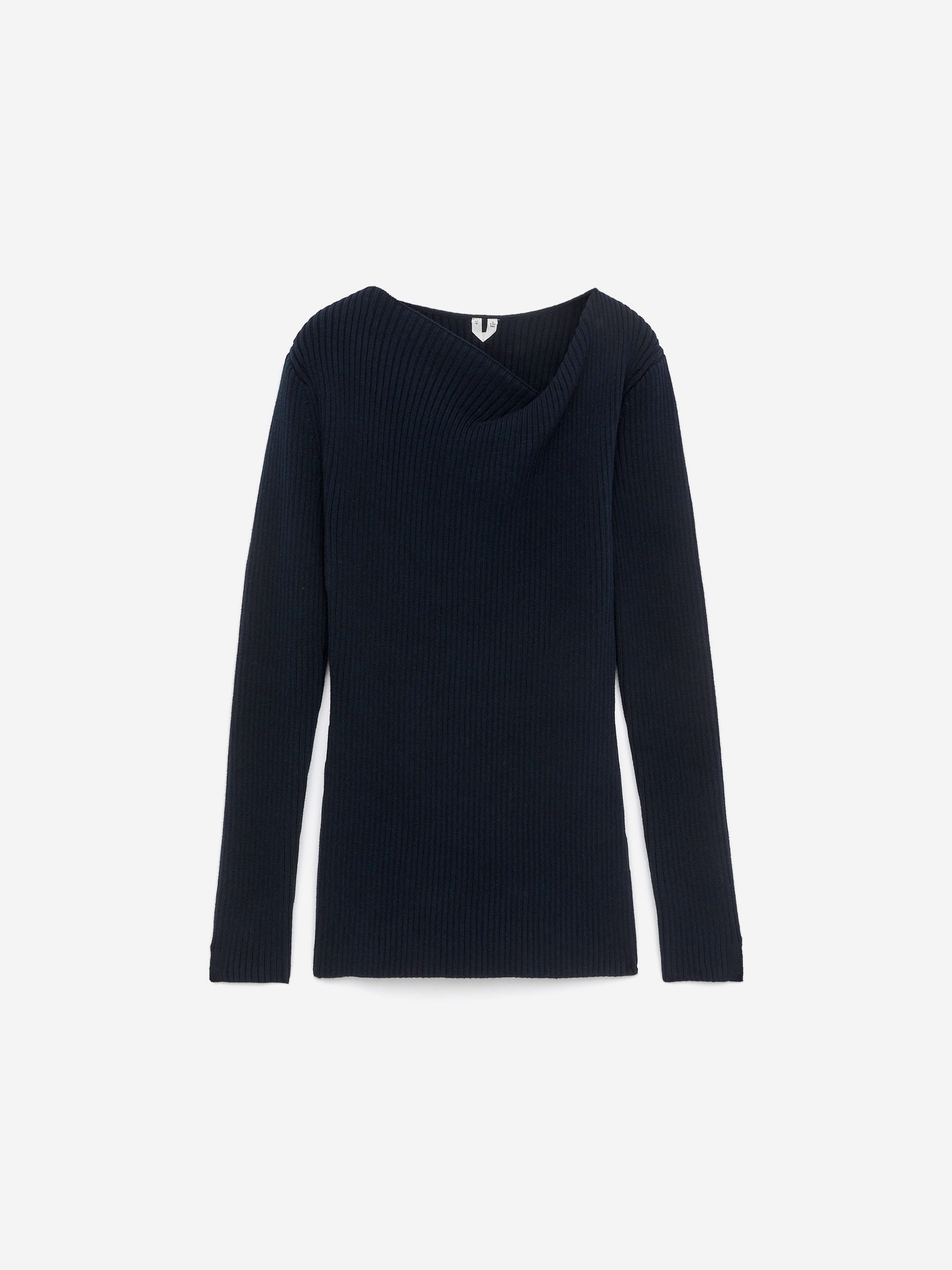 Rib-Knit Top-#0A041F-16517