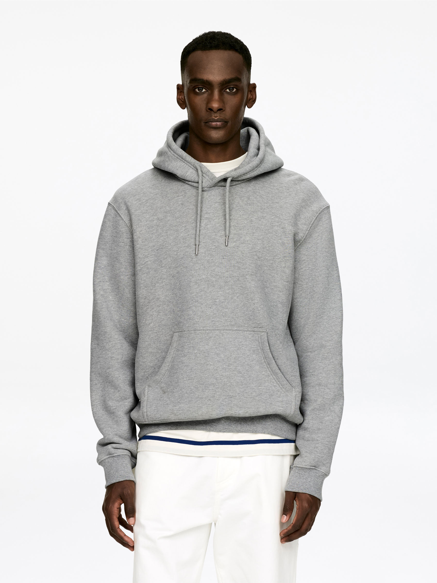 Hooded Sweatshirt-#969696-17117