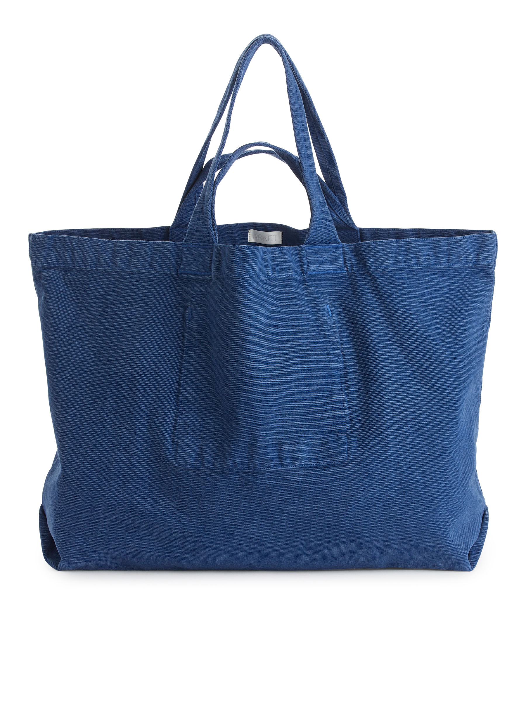 Tasche aus Baumwollcanvas-#283F69-13810