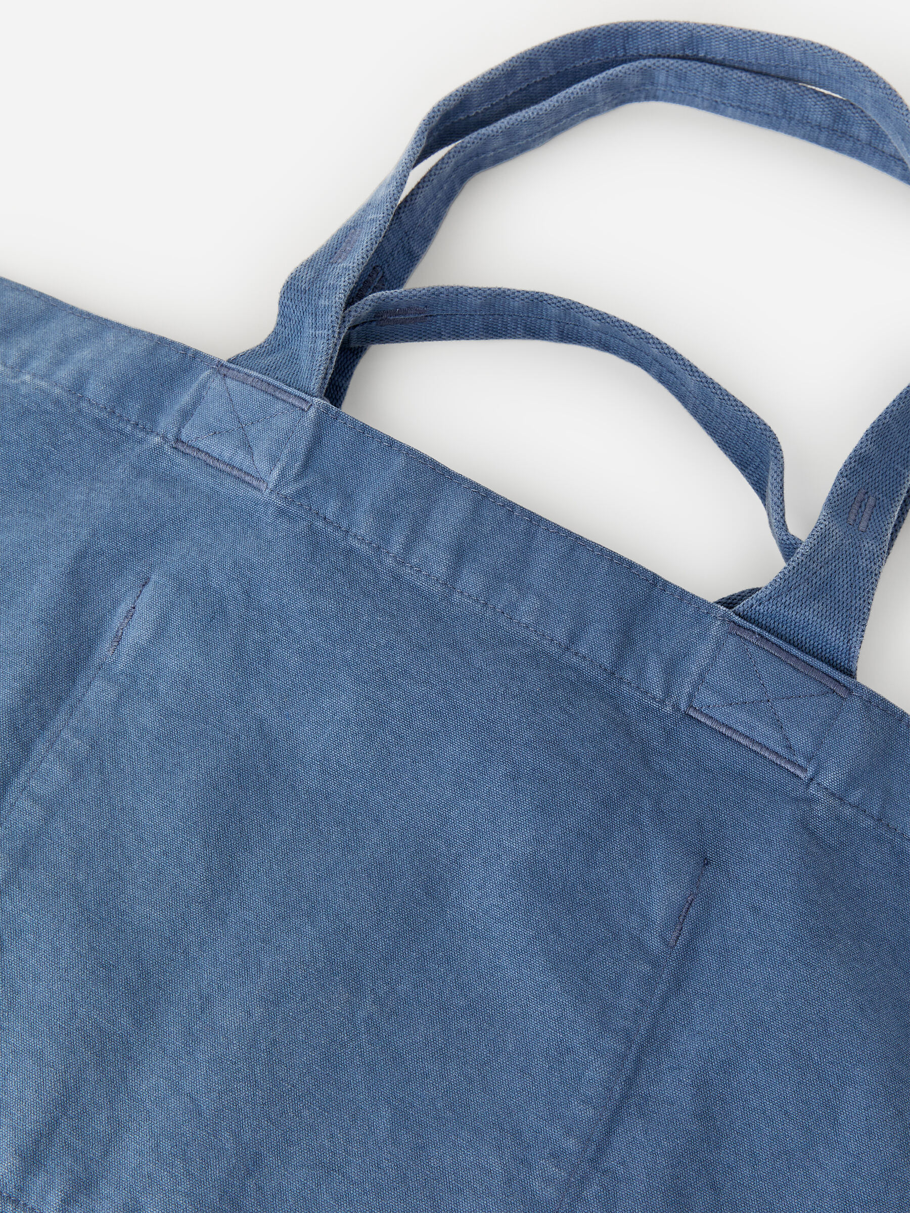 Oversized väska i canvas - Gråblå - Men - StillMedia/DescriptiveDetail - 2