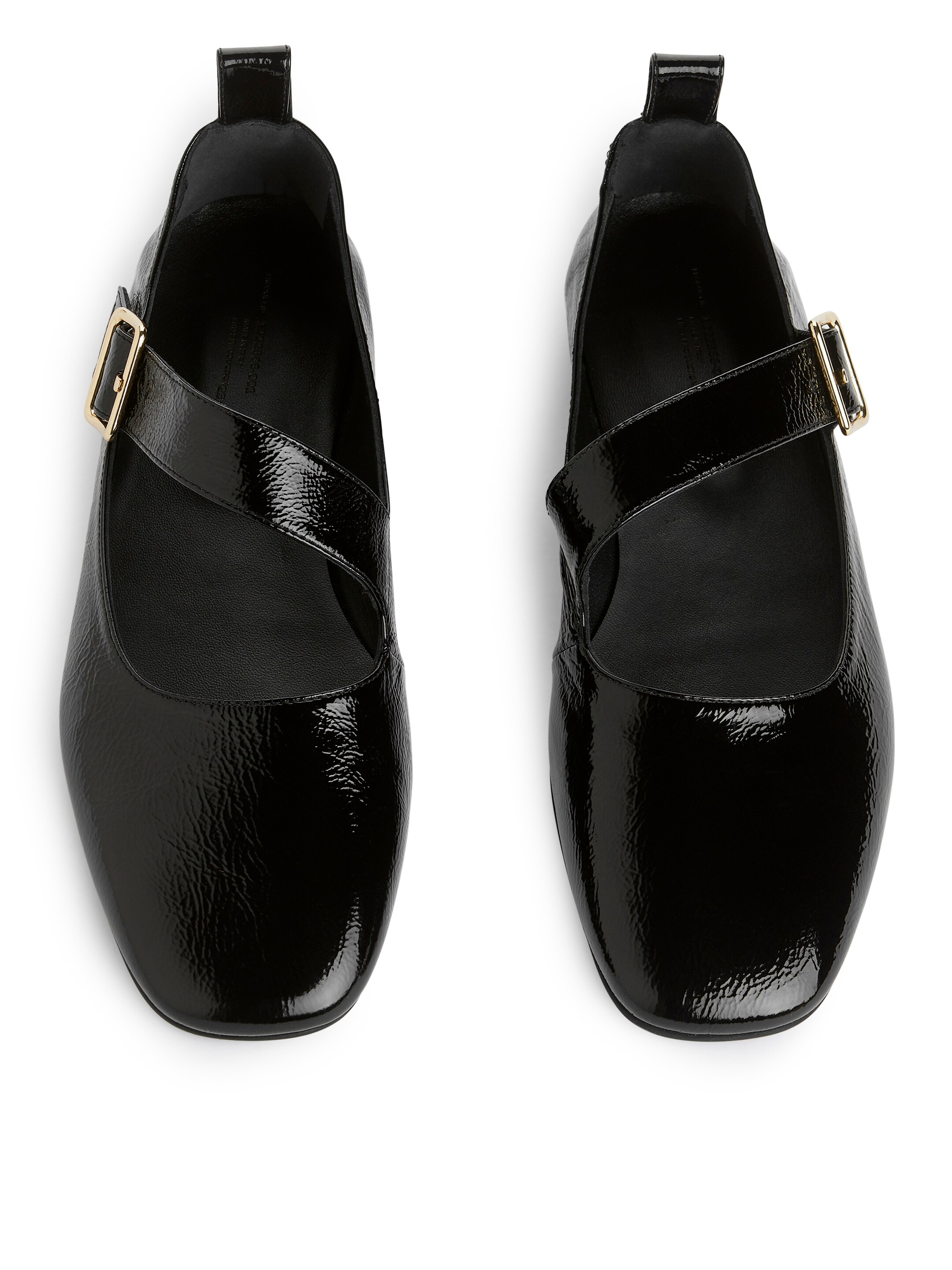 Größeres Bild ansehen: Mary-Jane-Ballerina aus Leder - Schwarz - Ladies | H&M DE 2
