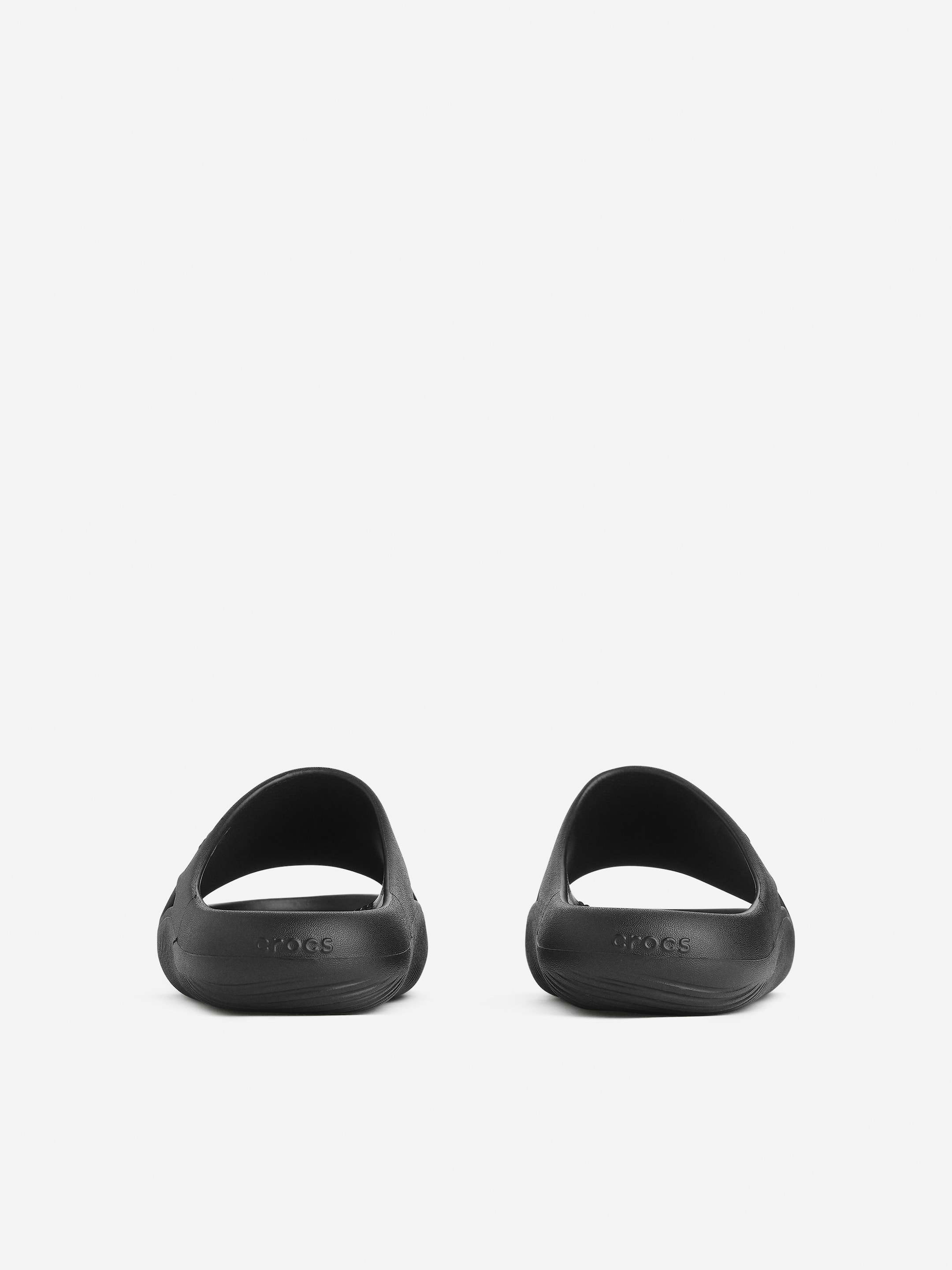 Crocs Mellow Recovery Slides - Black - Women - StillMedia/DescriptiveStillLife - 4